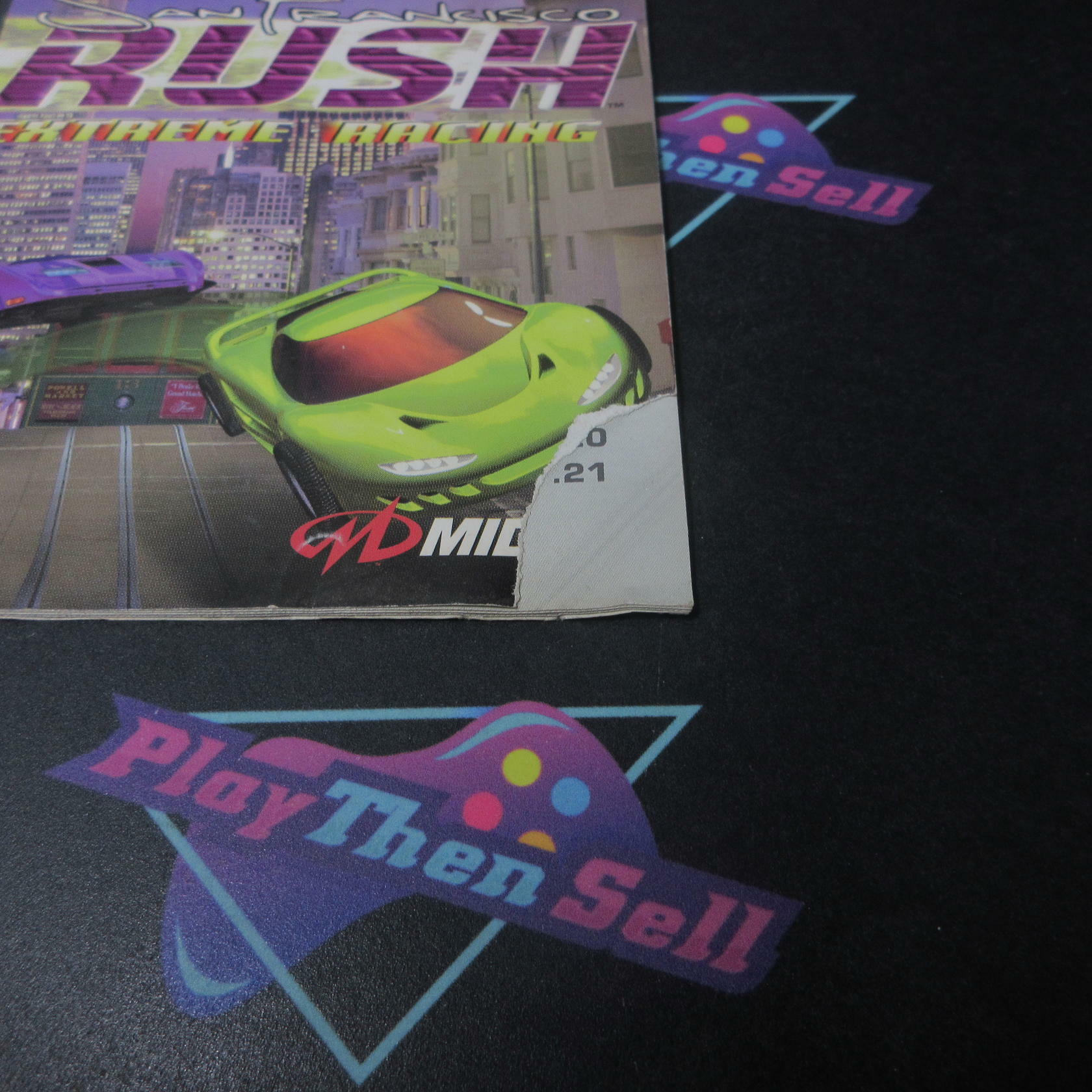San Francisco Rush Extreme Racing PS1 PlayStation 1 MD Complete CIB - Very Good