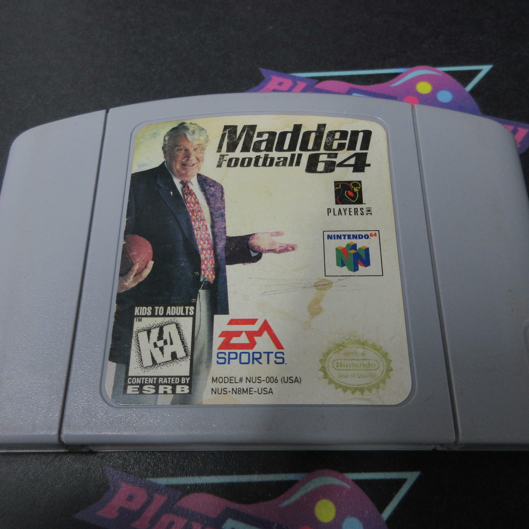 Madden Football 64 Nintendo 64 Cartridge Only AD Authentic / Tested - Very Good
