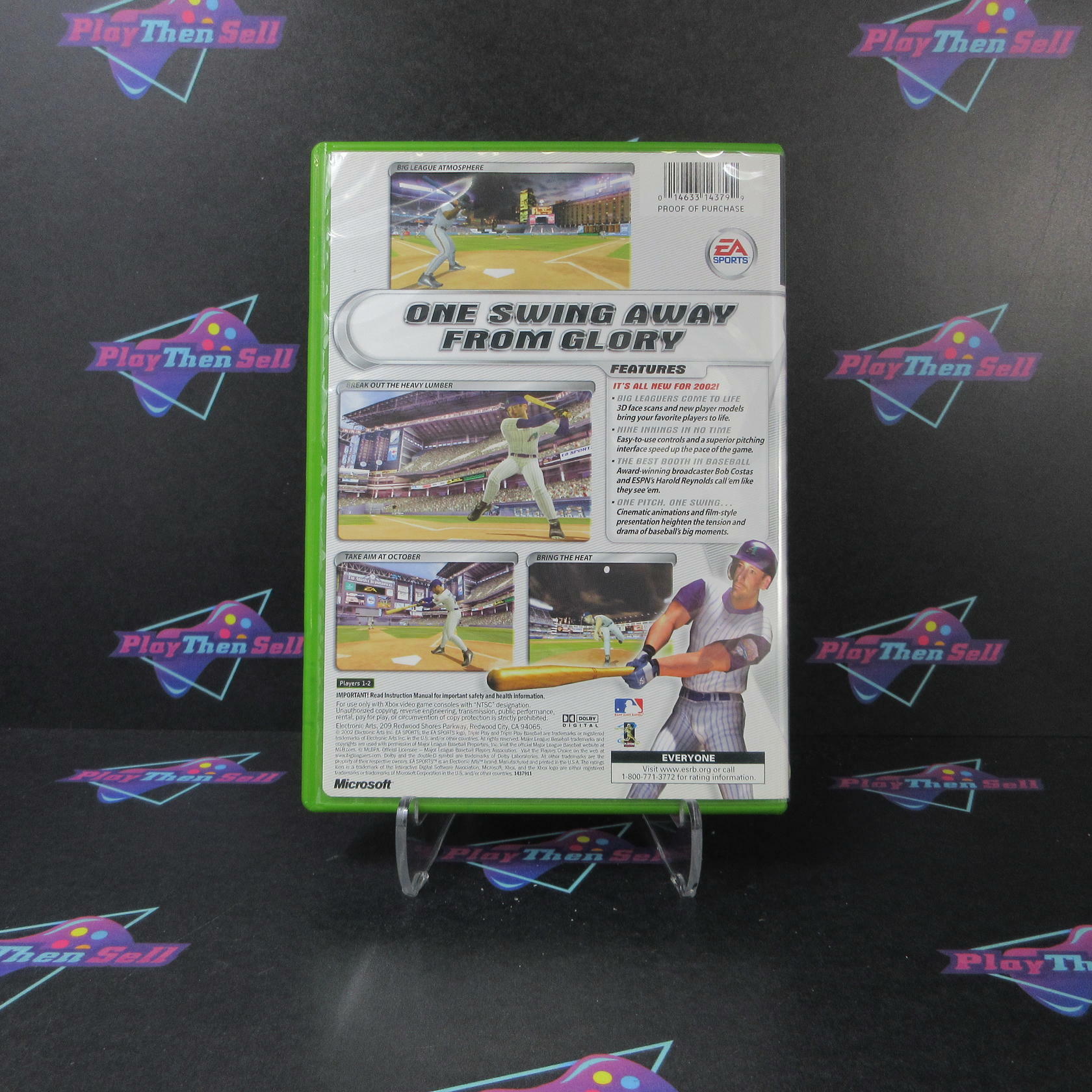 Triple Play 2002 Xbox + Reg Card - Like New