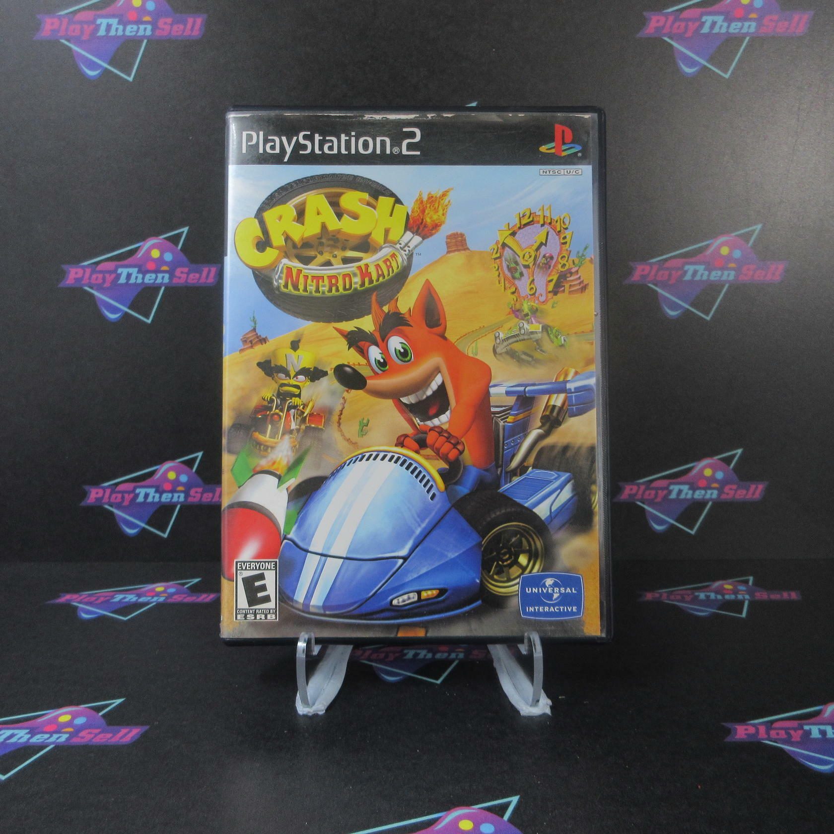 Crash Nitro Kart + Reg Card PS2 PlayStation 2 AD Complete CIB - Very Good