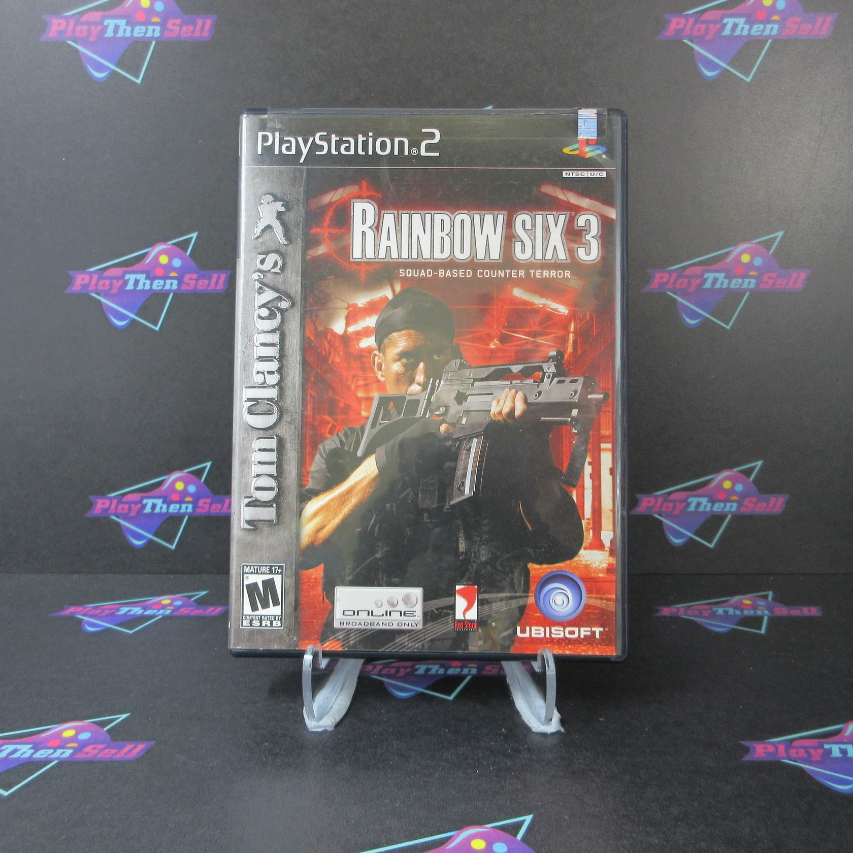 Tom Clancys Rainbow Six 3 PS2 PlayStation 2 Top Sealed - Like New