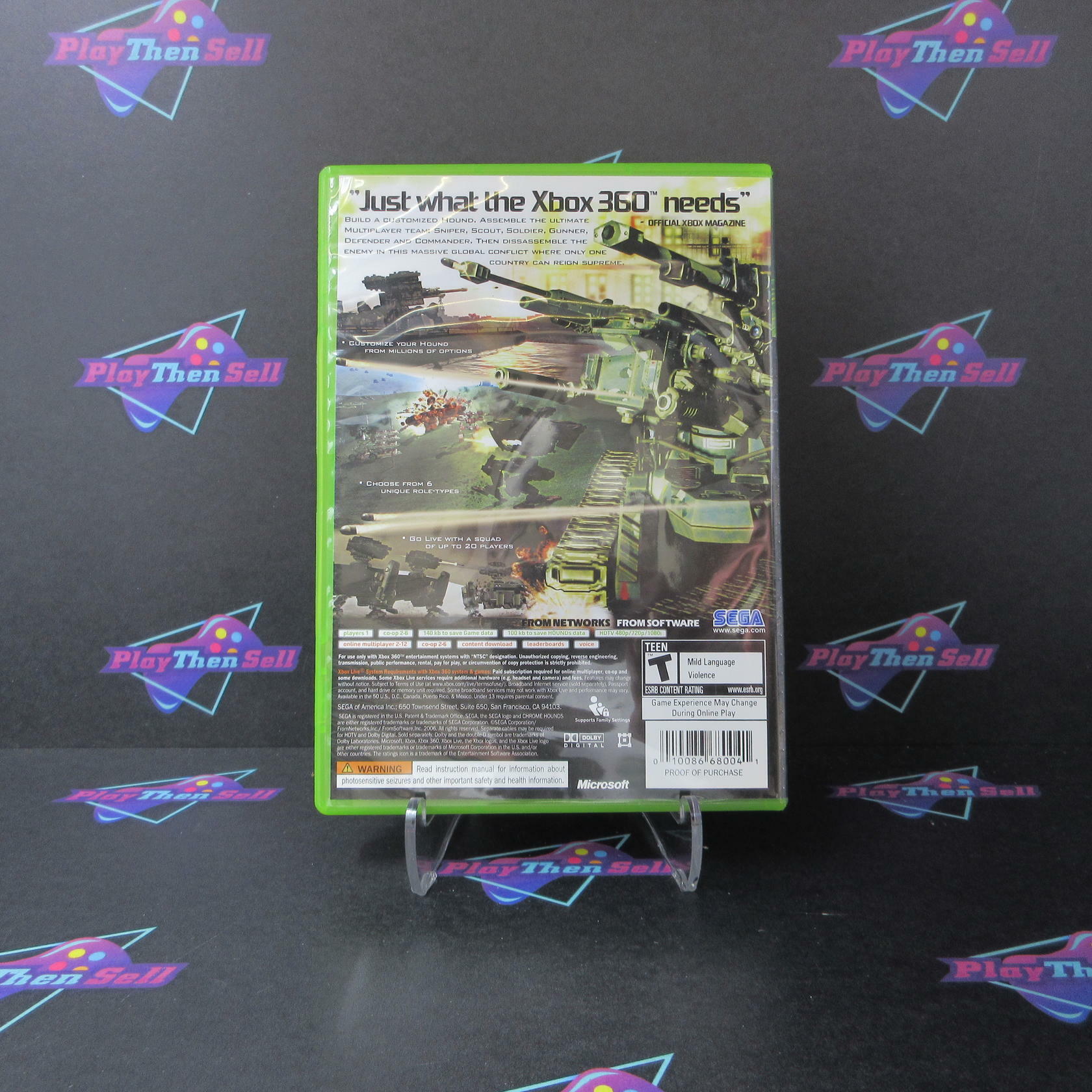 Chromehounds Xbox 360 AD/MD Complete CIB - Very Good