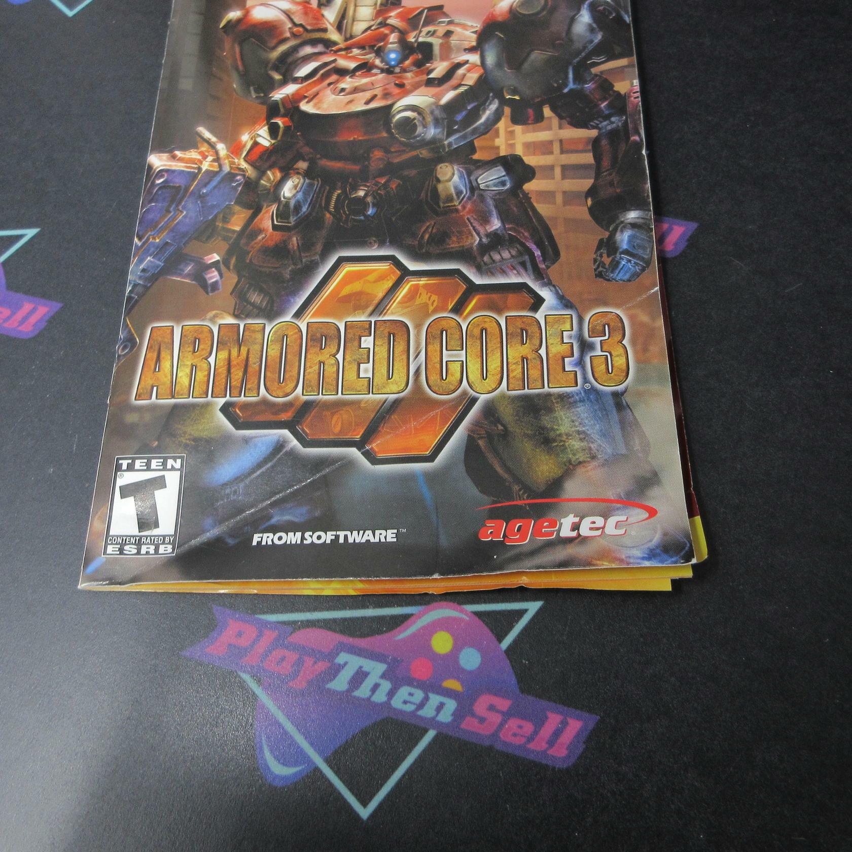 Armored Core III 3 + Reg Card PS2 PlayStation 2 MD Complete CIB - Very Good