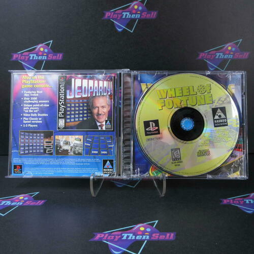 Wheel of Fortune PS1 PlayStation 1 AD Complete CIB - Very Good