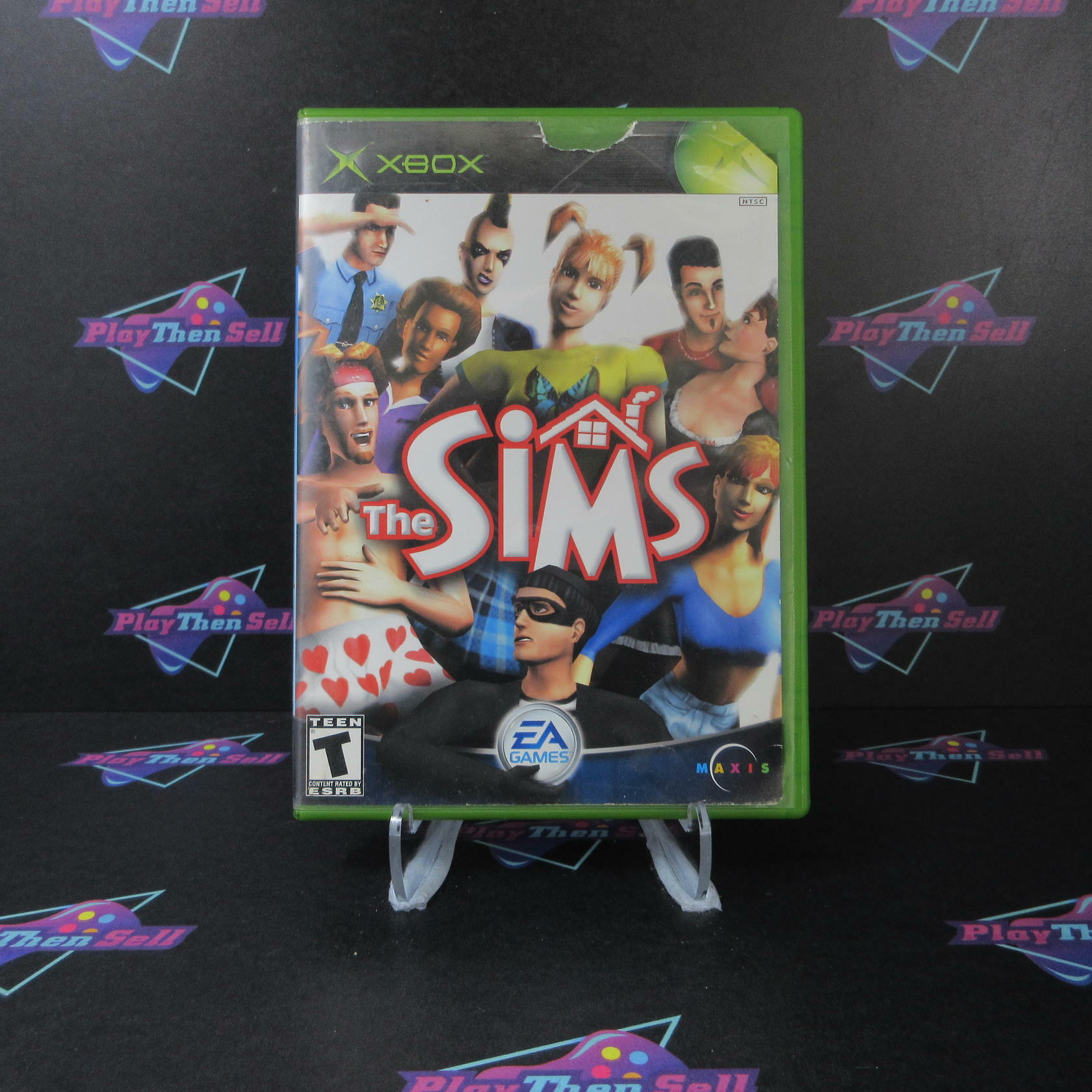 The Sims Xbox AD/MD Complete CIB - Very Good