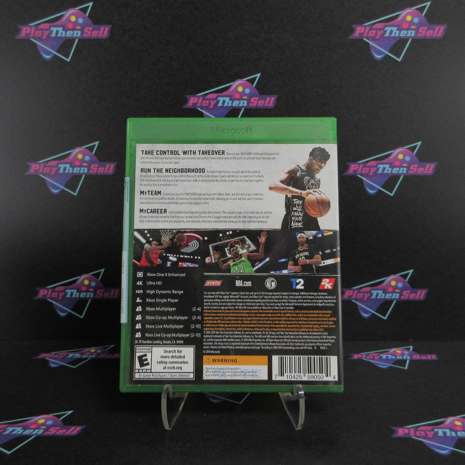 NBA 2K19 Xbox One Side Sealed - Like New