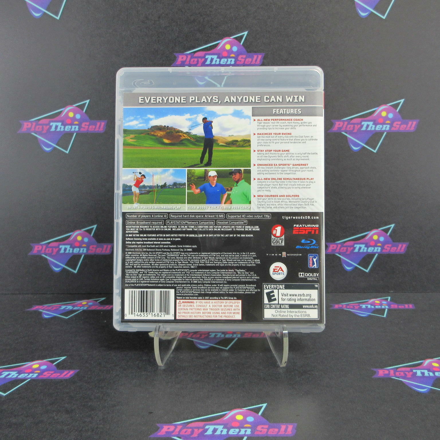 Tiger Woods PGA Tour 09 PS3 PlayStation 3 - Like New