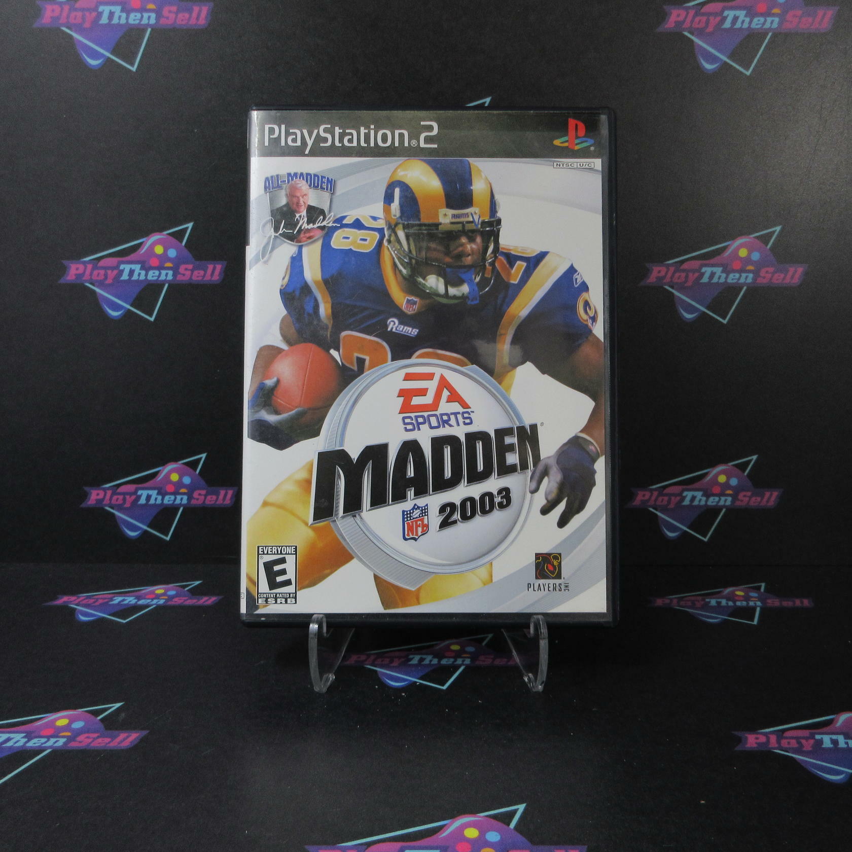 Madden NFL 2003 + Reg Card PS2 PlayStation 2 MD Complete CIB - Very Good