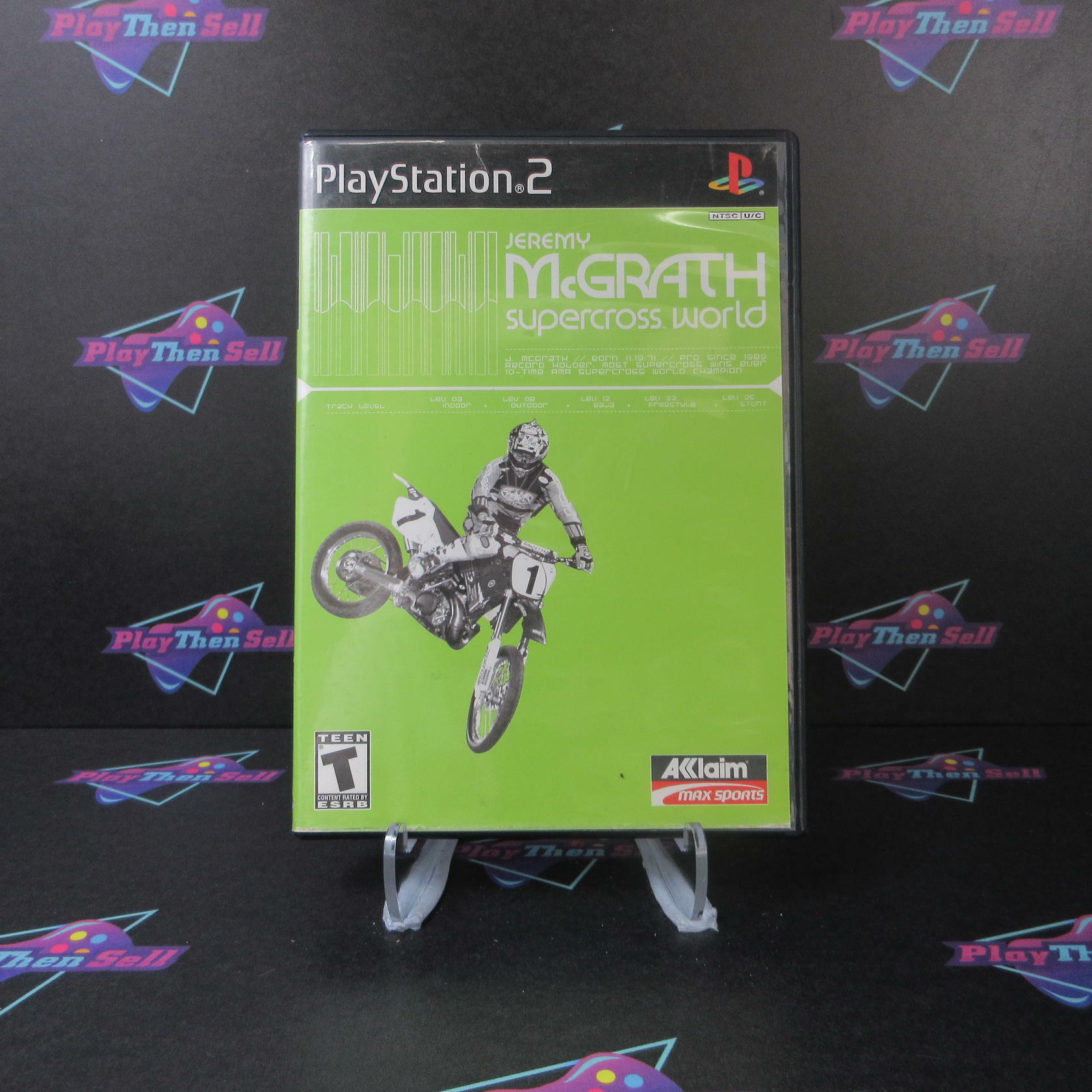 Jeremy McGrath's Supercross World PS2 PlayStation 2 AD/NM - Very Good