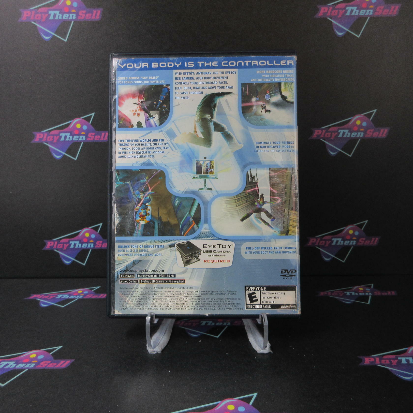 Eyetoy Antigrav PS2 PlayStation 2 AD Complete CIB - Very Good