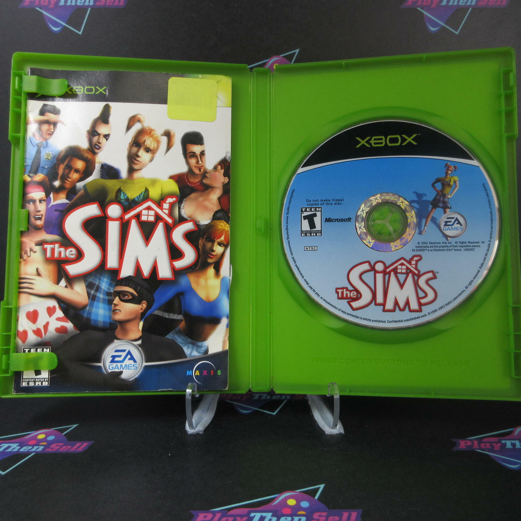 The Sims Xbox AD/MD Complete CIB - Very Good