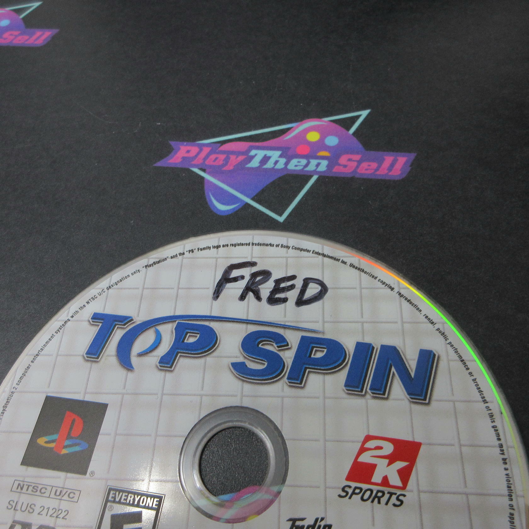 Top Spin + Reg Card PS2 PlayStation 2 AD/DD Complete CIB - Very Good