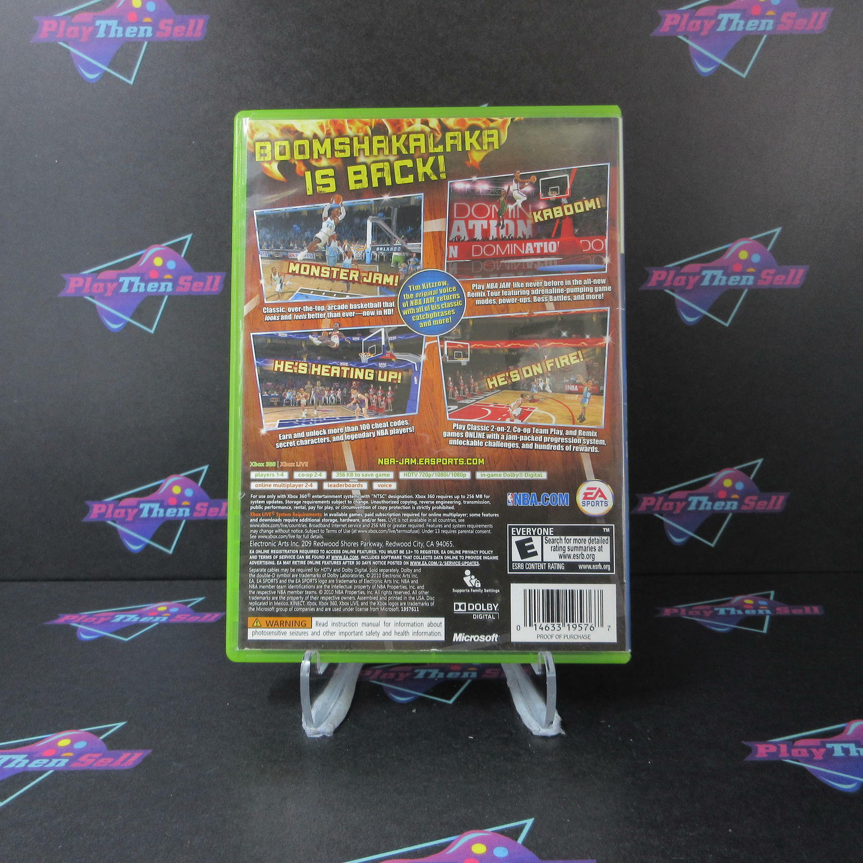 NBA Jam Xbox 360 AD/MD Complete CIB - Very Good