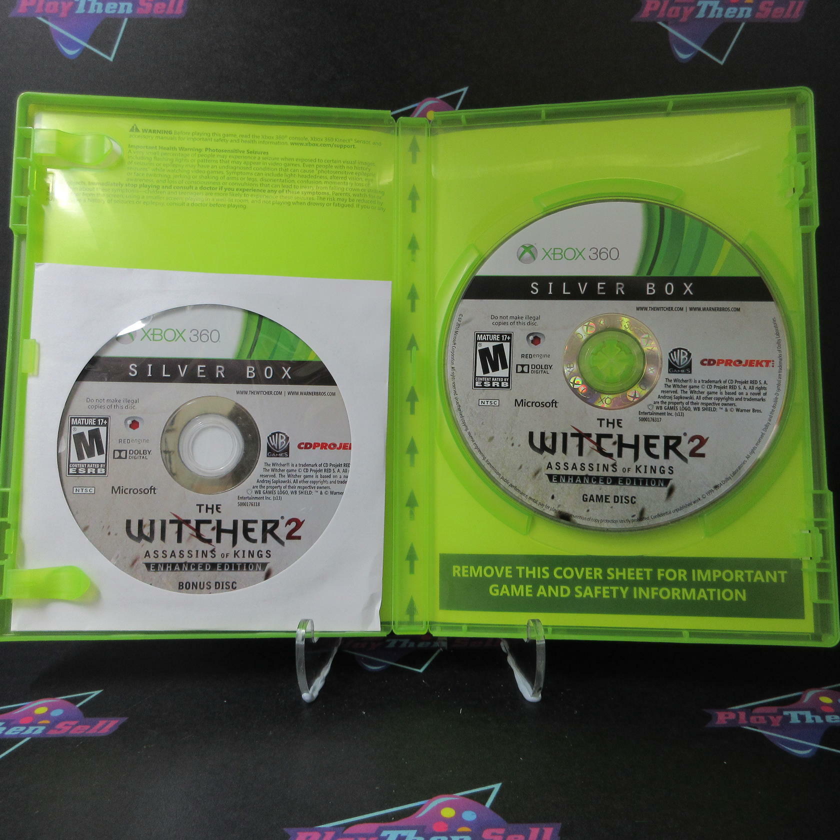 The Witcher 2 Assassins Of Kings Enhanced Edition Xbox 360 + Bonus Disc - Like New