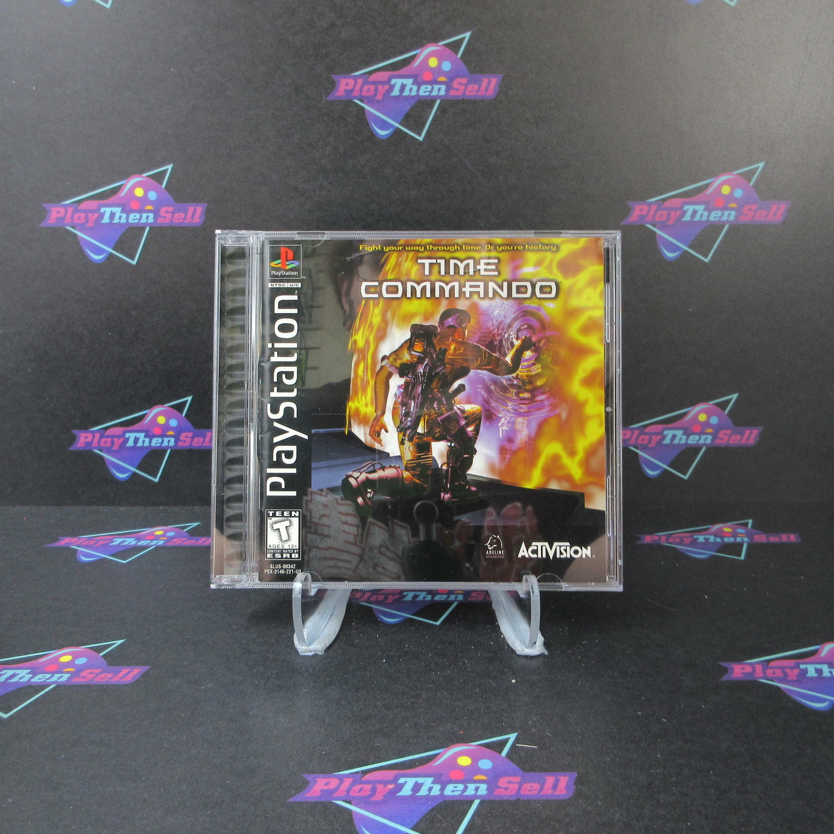 Time Commando PS1 PlayStation 1 - Like New