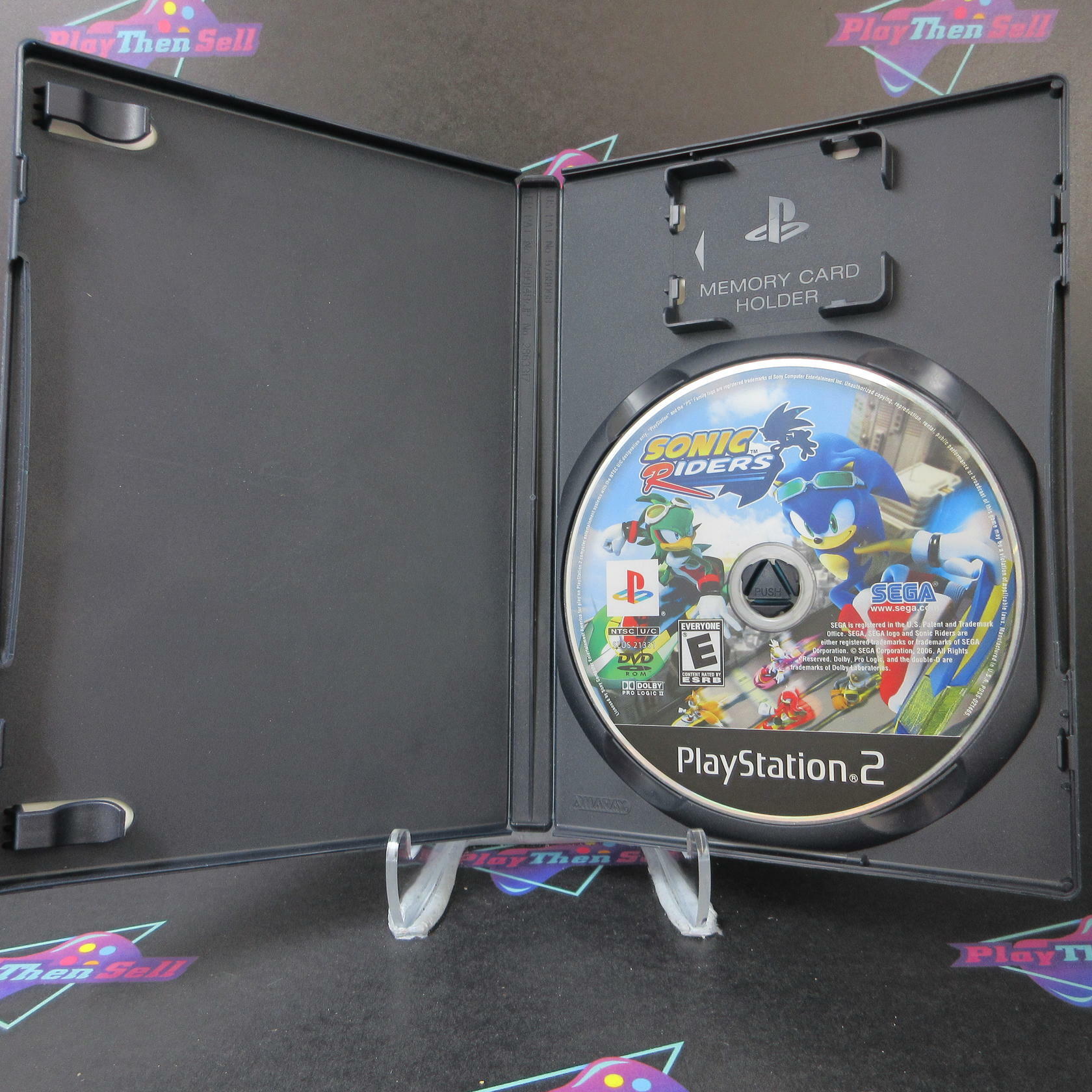 Sonic Riders PS2 PlayStation 2 AD/NM - Very Good