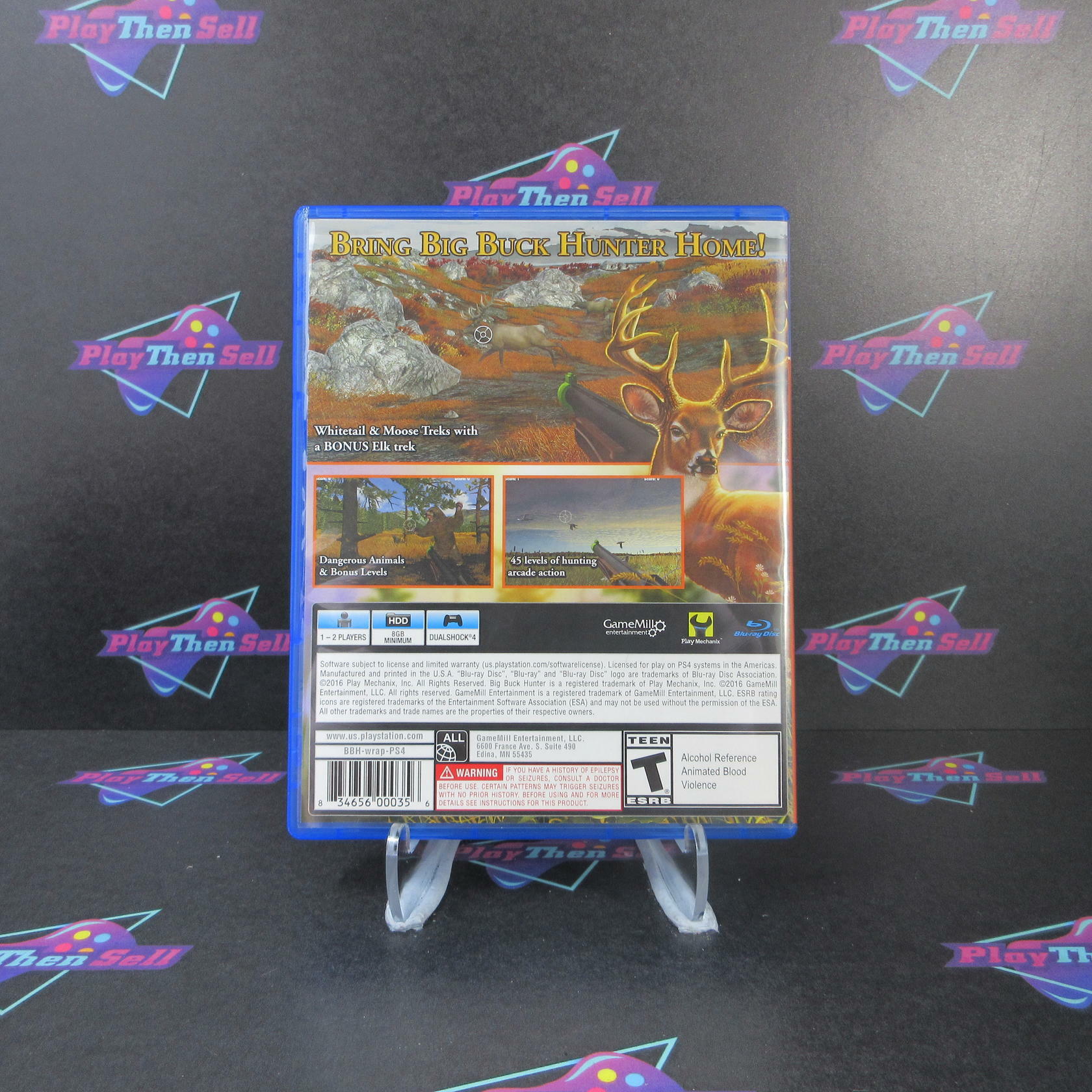 Big Buck Hunter Arcade PS4 PlayStation 4 - Like New