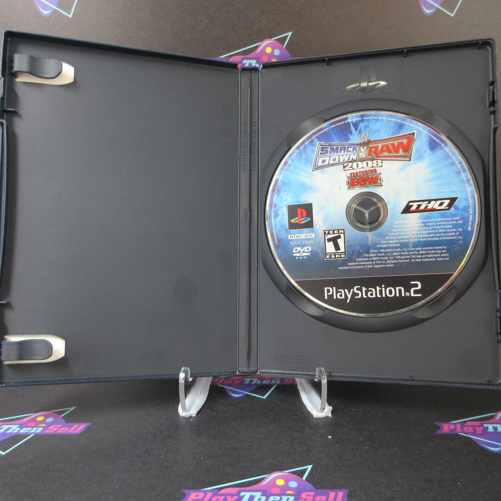 WWE SmackDown vs. Raw 2008 PS2 PlayStation 2 - Very Good