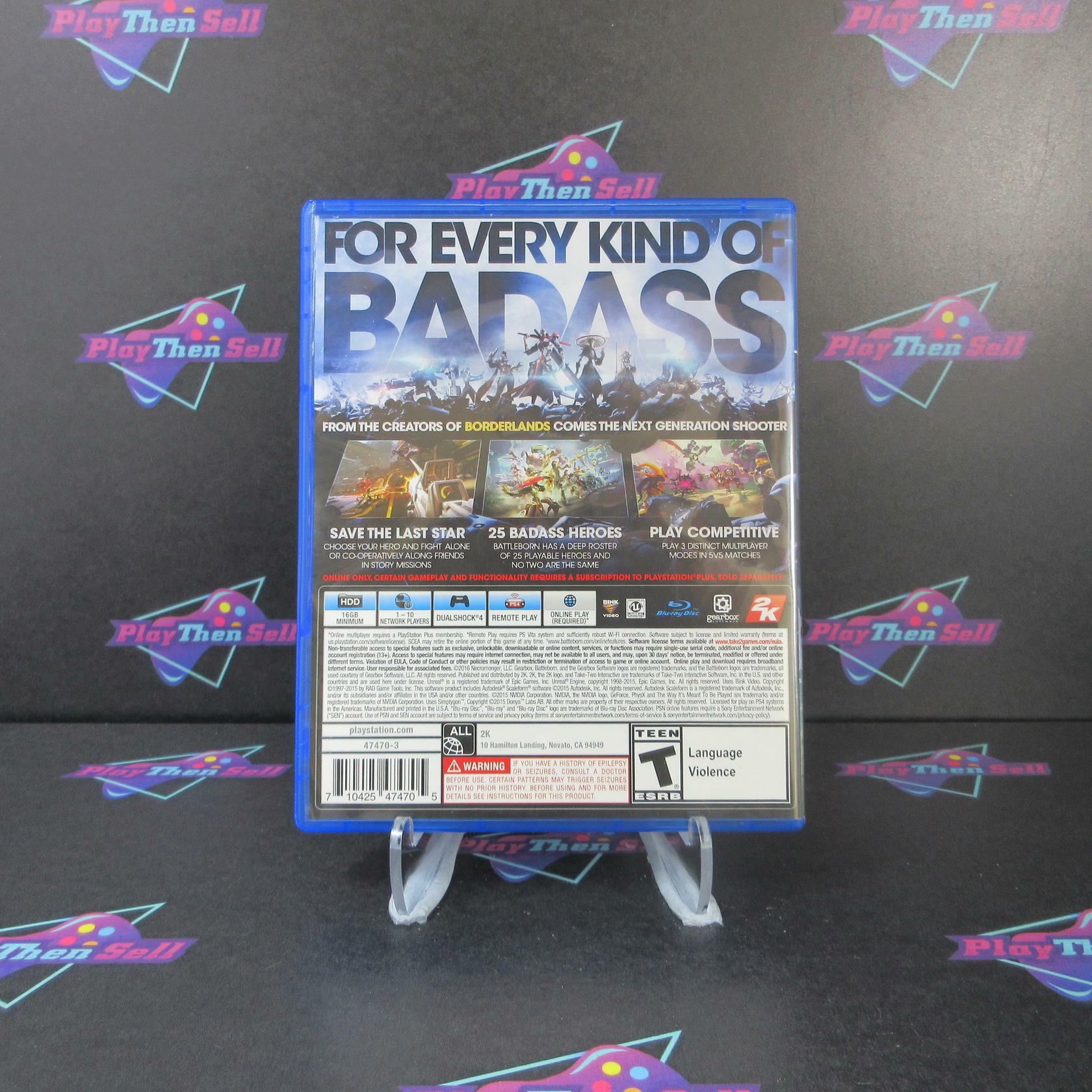 Battleborn PS4 PlayStation 4 - Like New