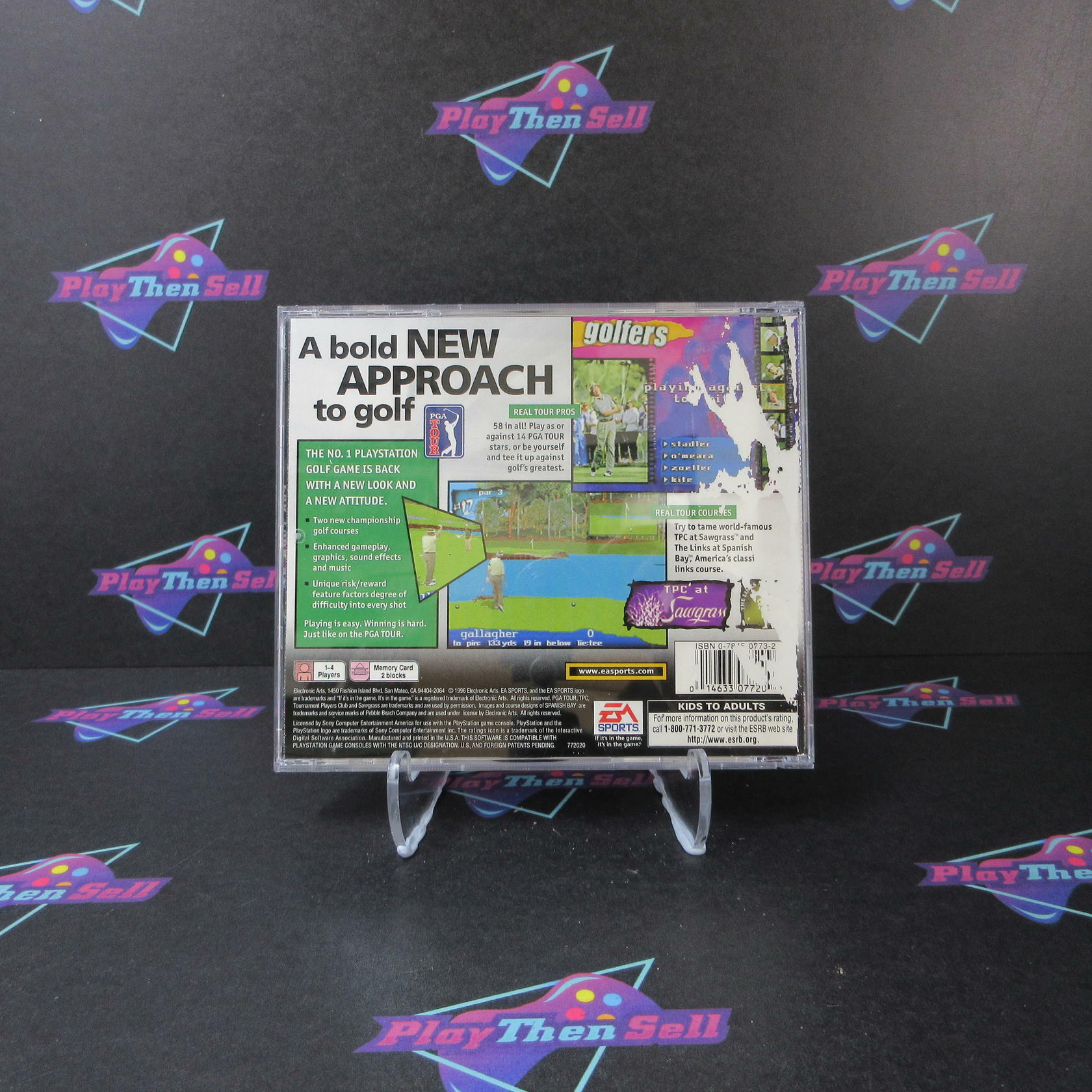 PGA Tour 97 PS1 PlayStation 1 AD Complete CIB - Very Good