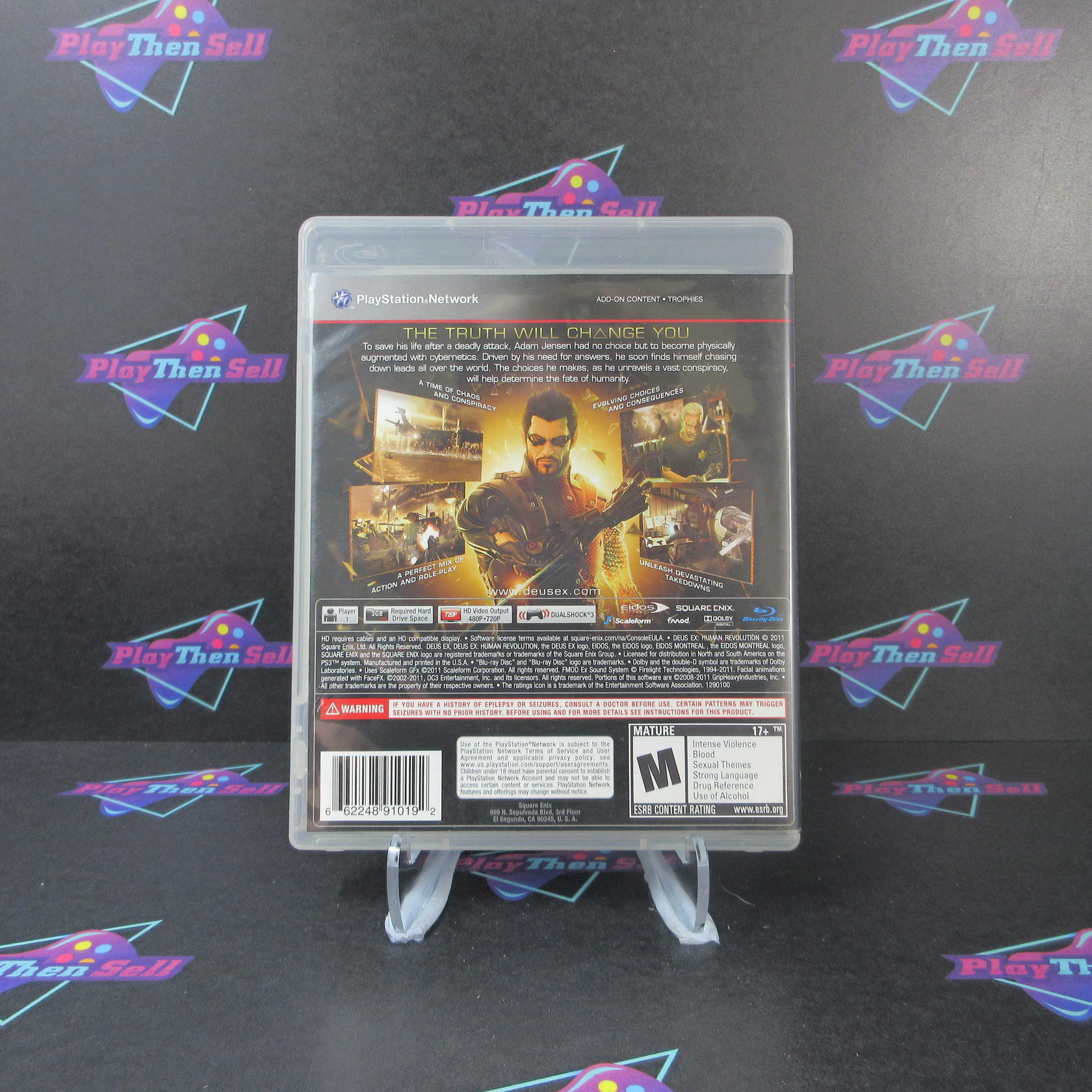 Deus Ex Human Revolution PS3 PlayStation 3 - Very Good
