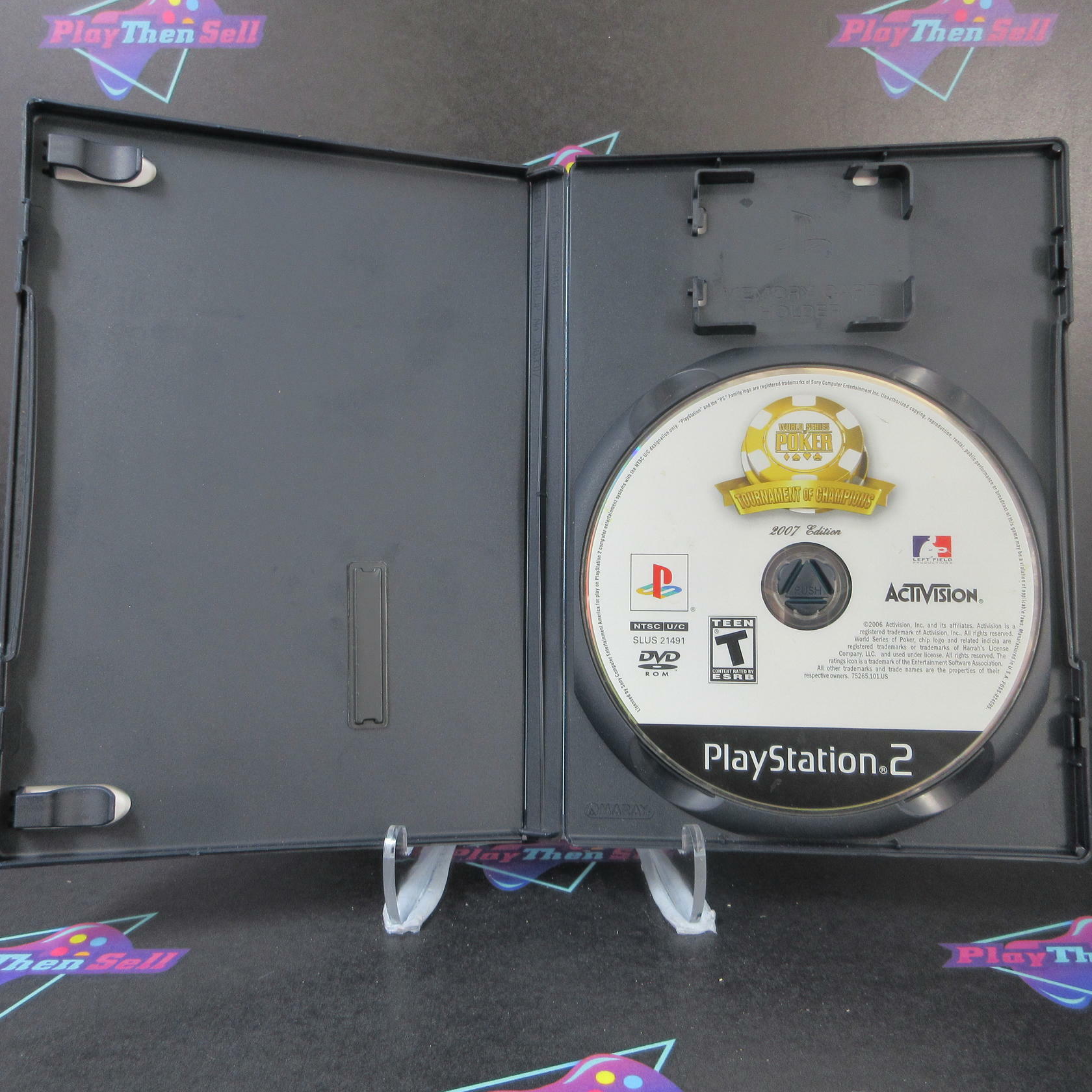 World Series of Poker Tournament of Champions PS2 PlayStation 2 - Very Good