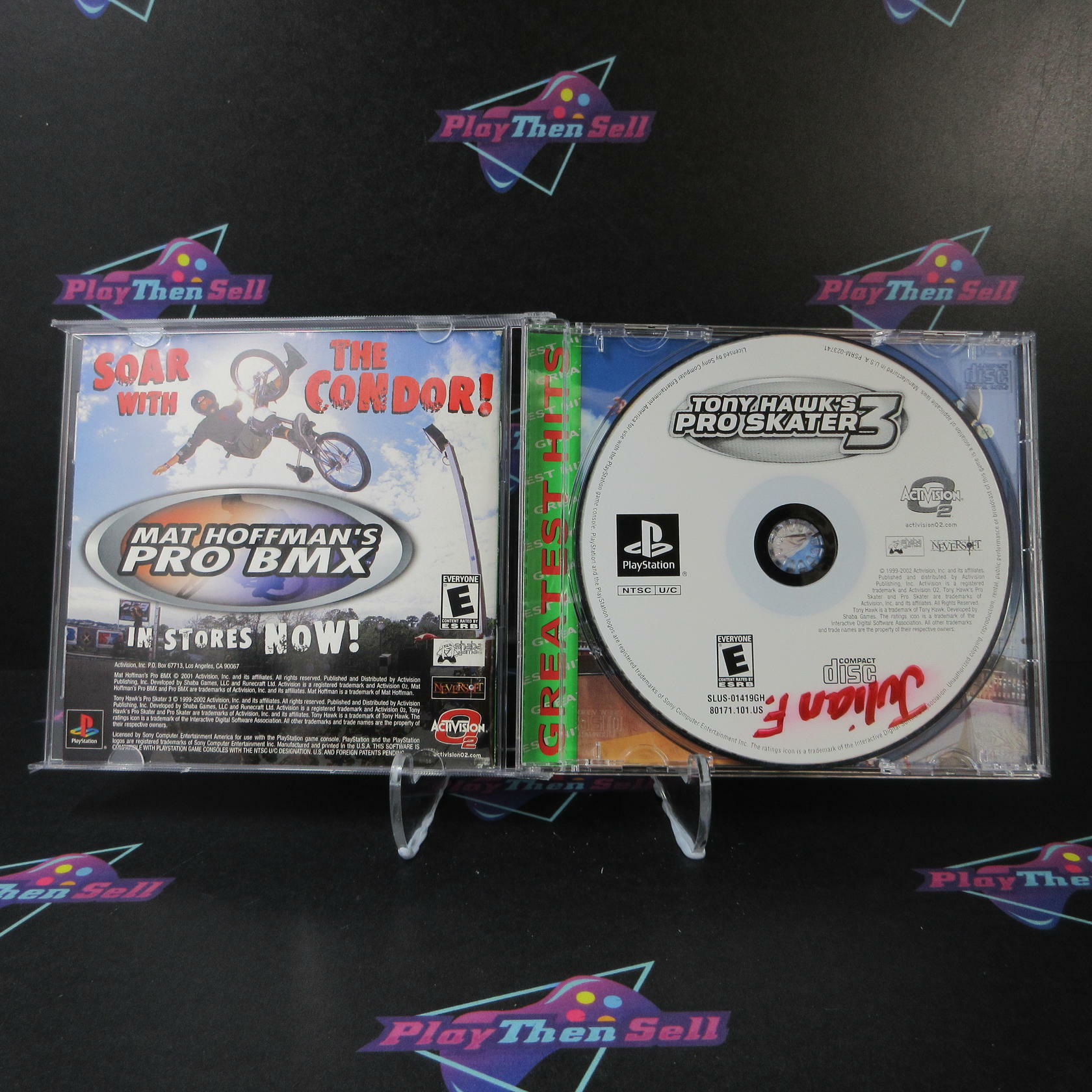 Tony Hawk's Pro Skater 3 PS1 PlayStation 1 GH + Reg Card DD Complete - Very Good