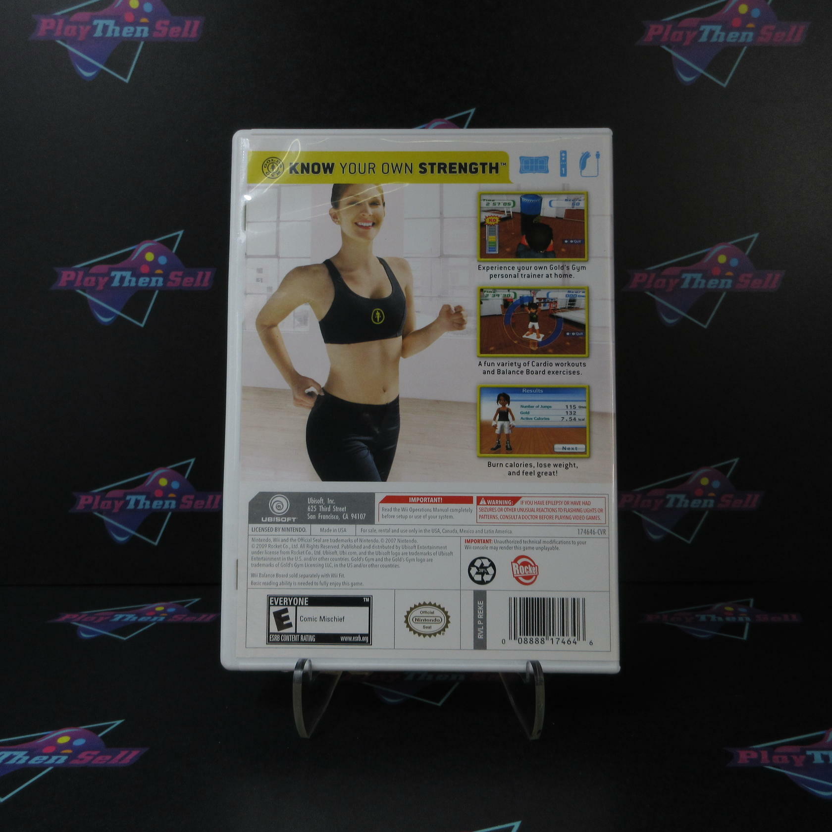 Gold's Gym Cardio Workout Nintendo Wii - Like New