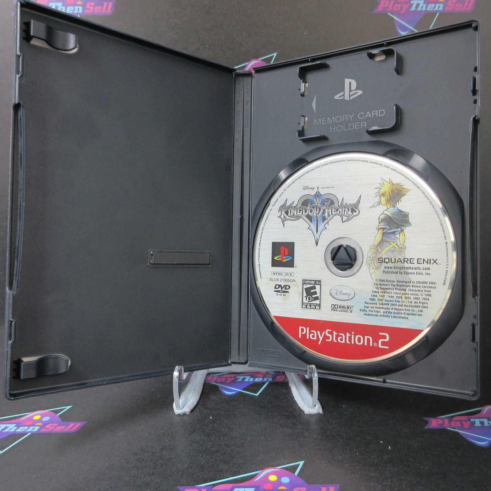 Kingdom Hearts II GH Disc PS2 PlayStation 2 AD/NM - Very Good