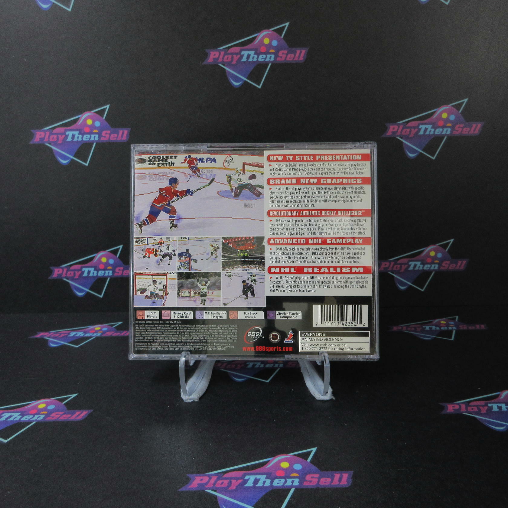 NHL Faceoff 99 PS1 PlayStation 1 - Very Good