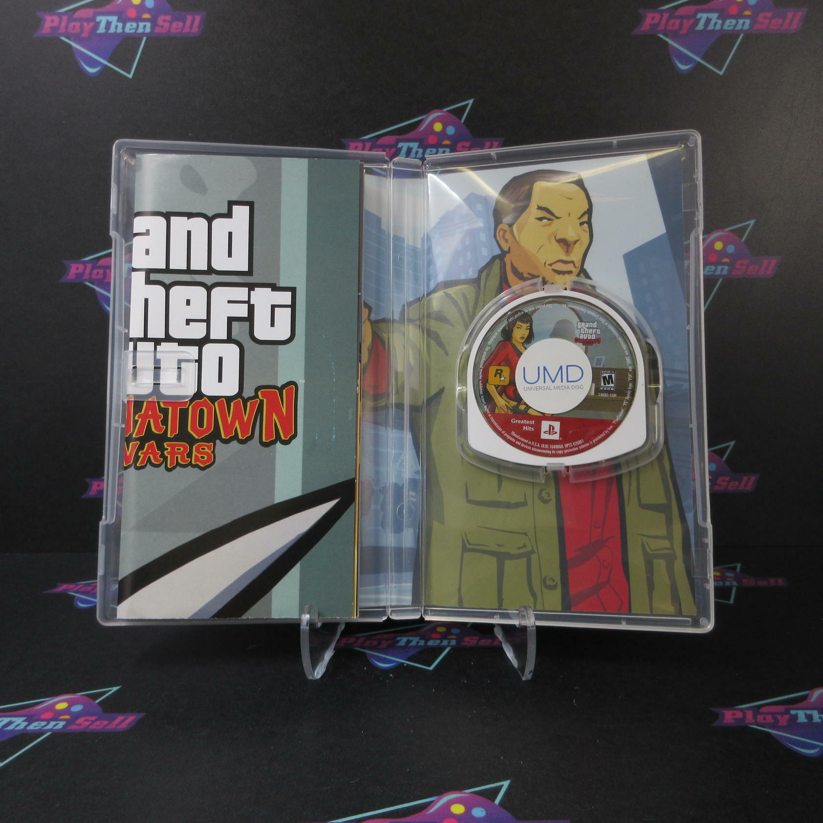 Grand Theft Auto Chinatown Wars Sony PSP GH + Map - Like New