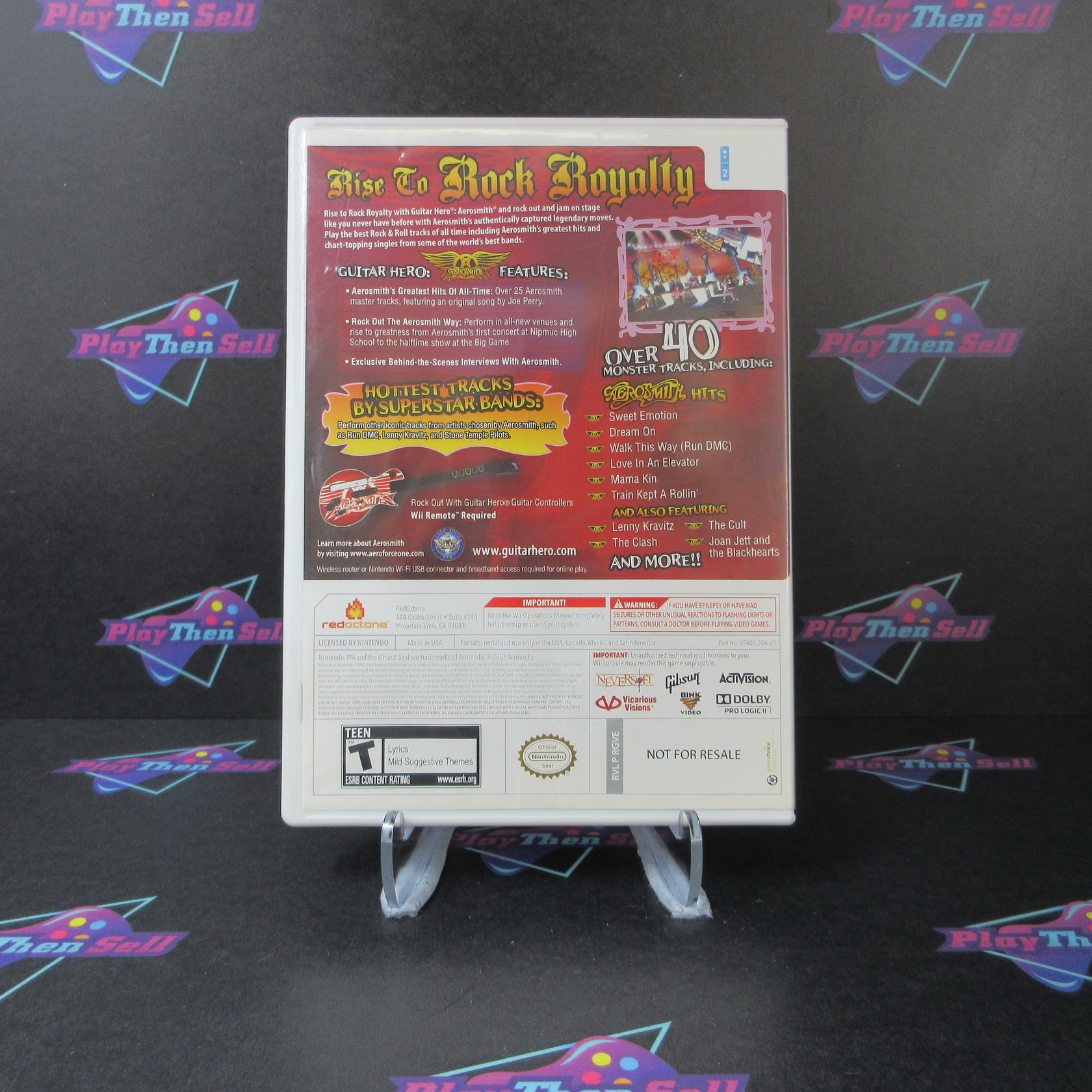 Guitar Hero Aerosmith Nintendo Wii AD/NM - Very Good