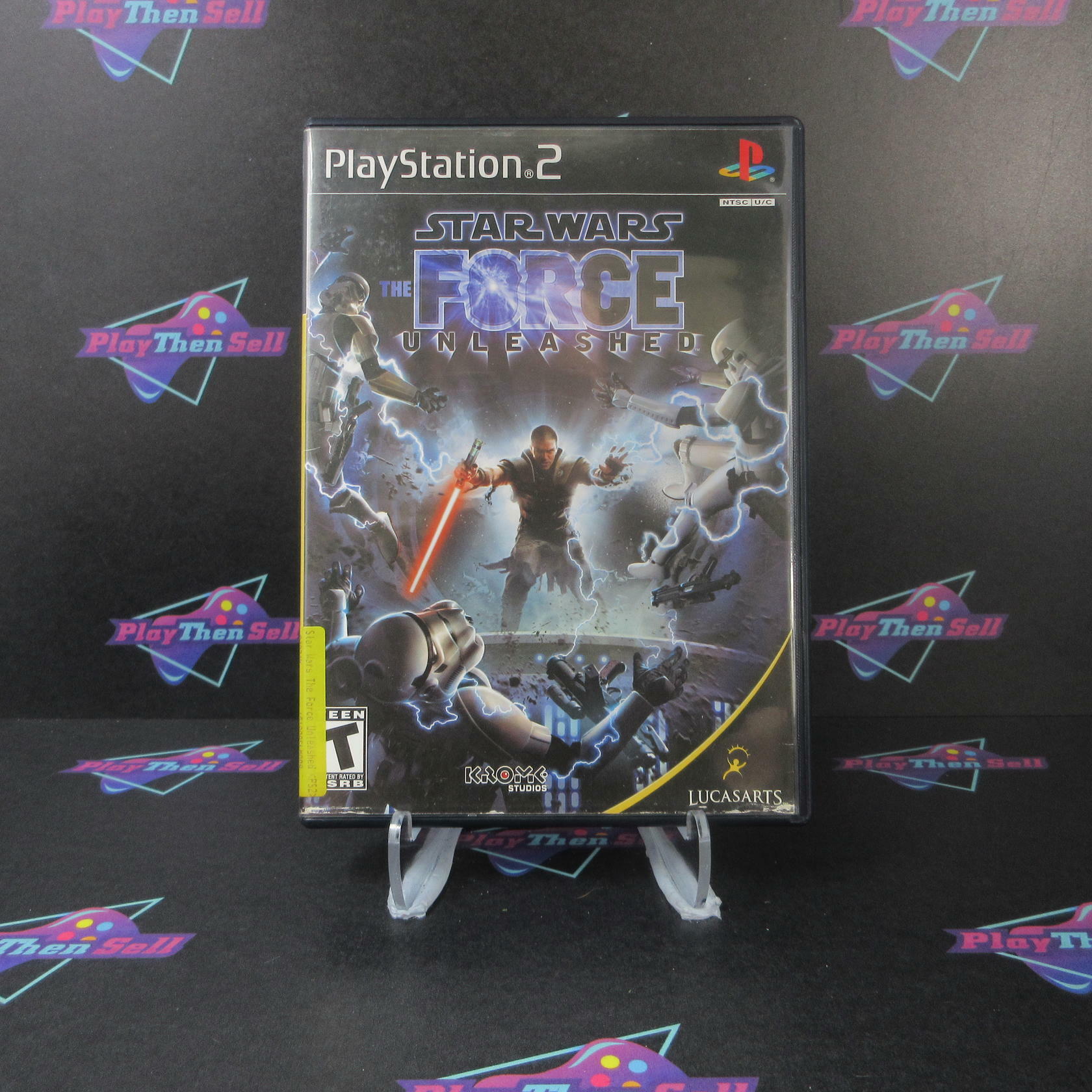 Star Wars The Force Unleashed PS2 PlayStation 2 AD/NM - Very Good