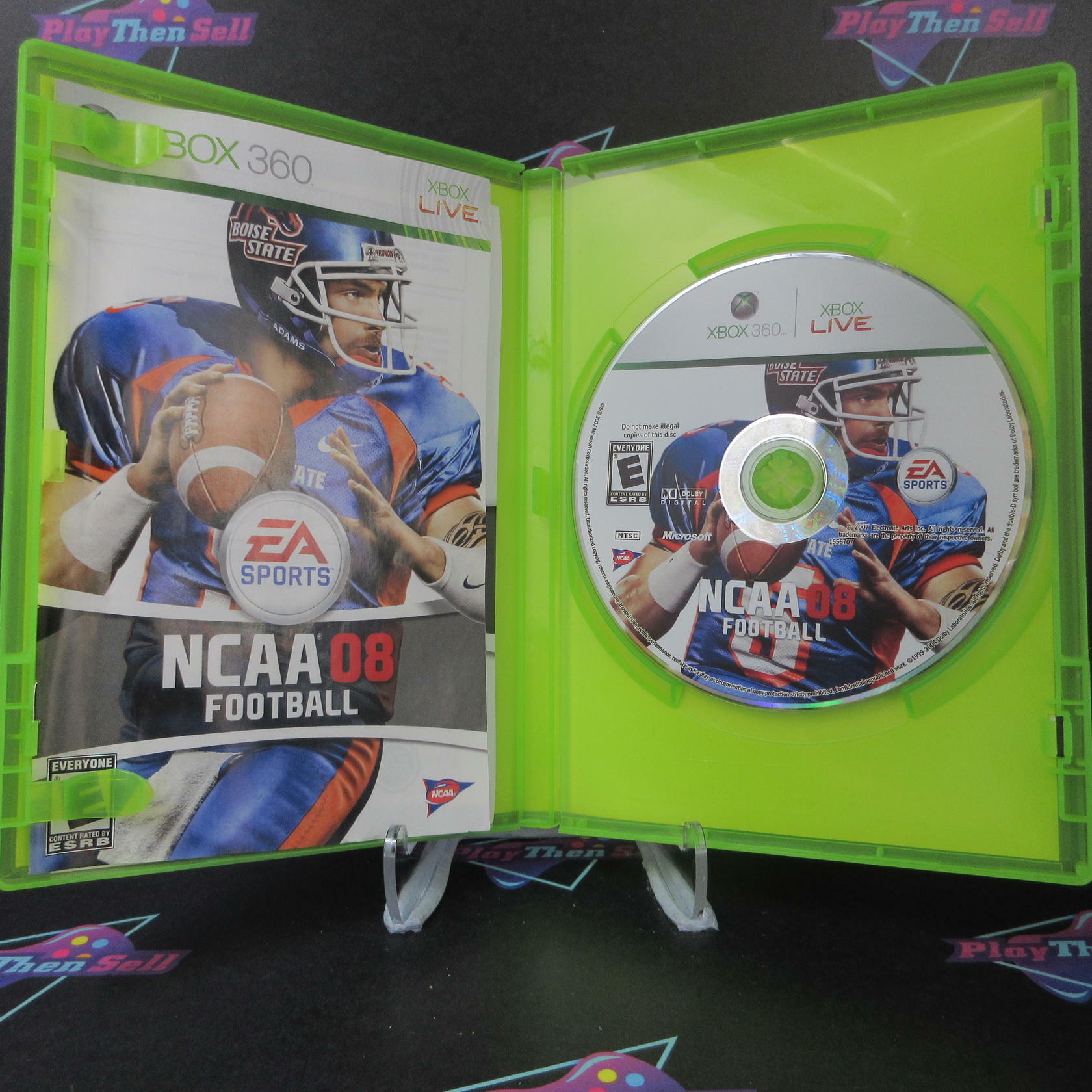 NCAA Football 08 - Xbox 360 MD Complete CIB - Very Good
