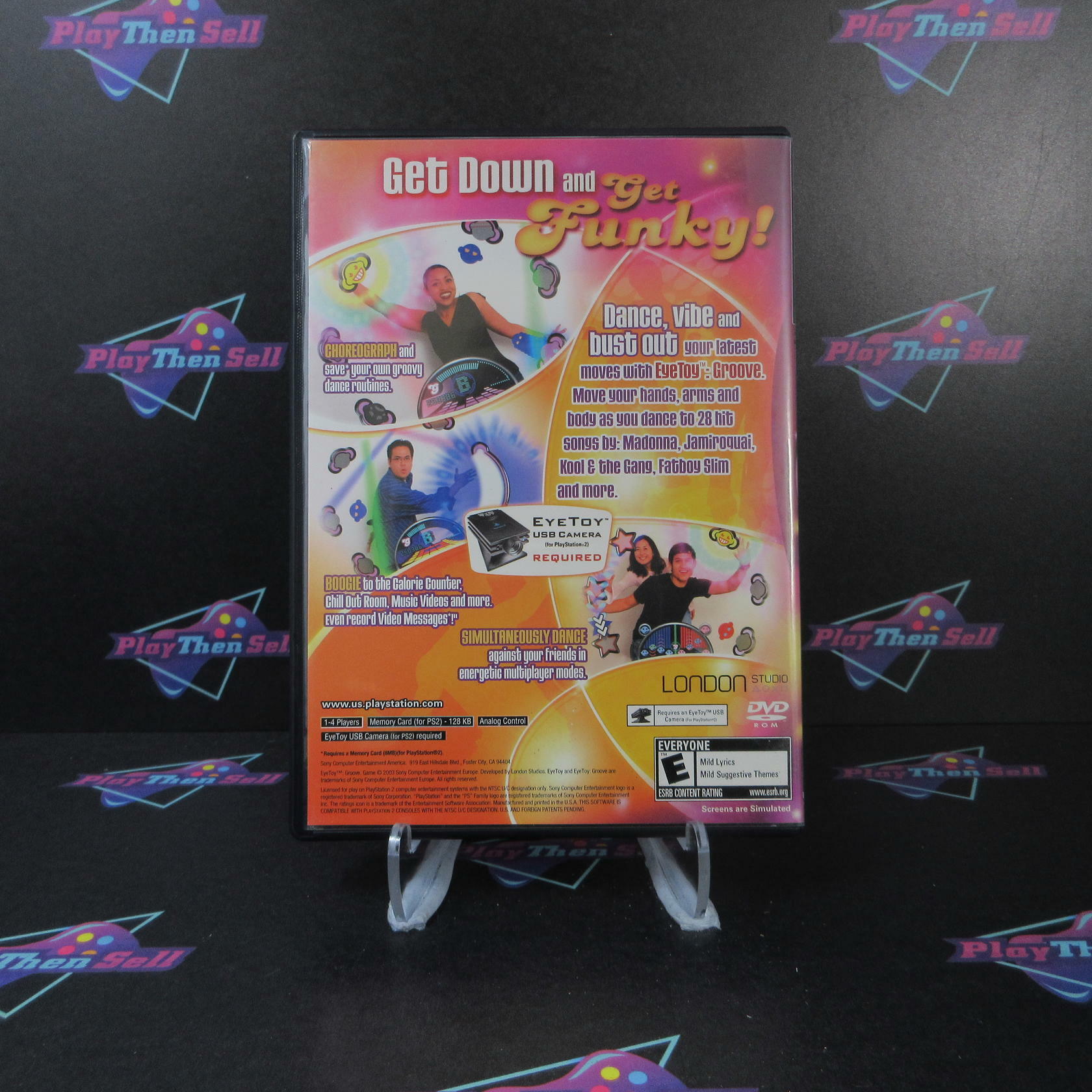 Eye Toy Groove PS2 PlayStation 2 - Very Good