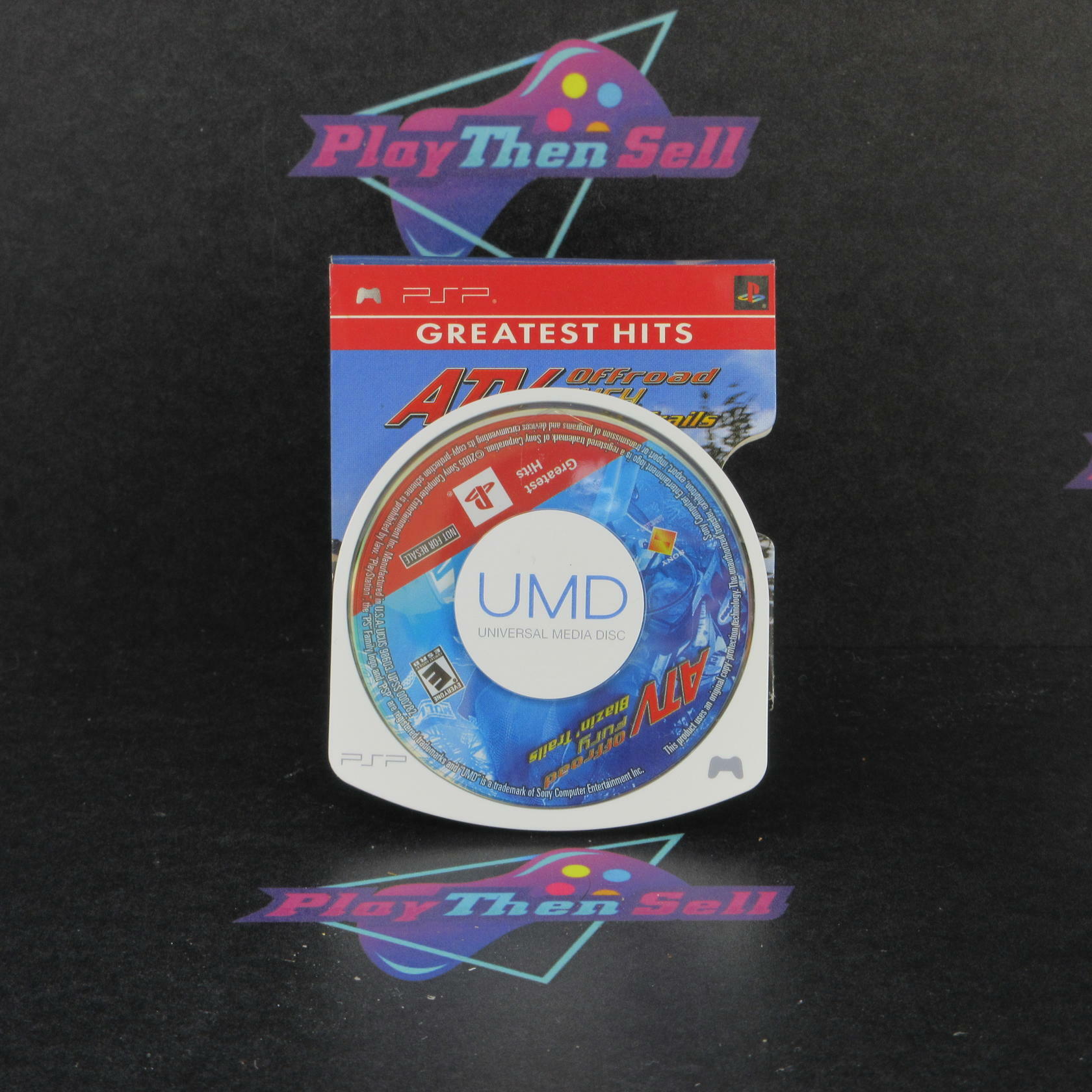 ATV Offroad Fury Blazin Trails GH Sony PSP + Sleeve Disc Only Authentic / Tested - Very Good