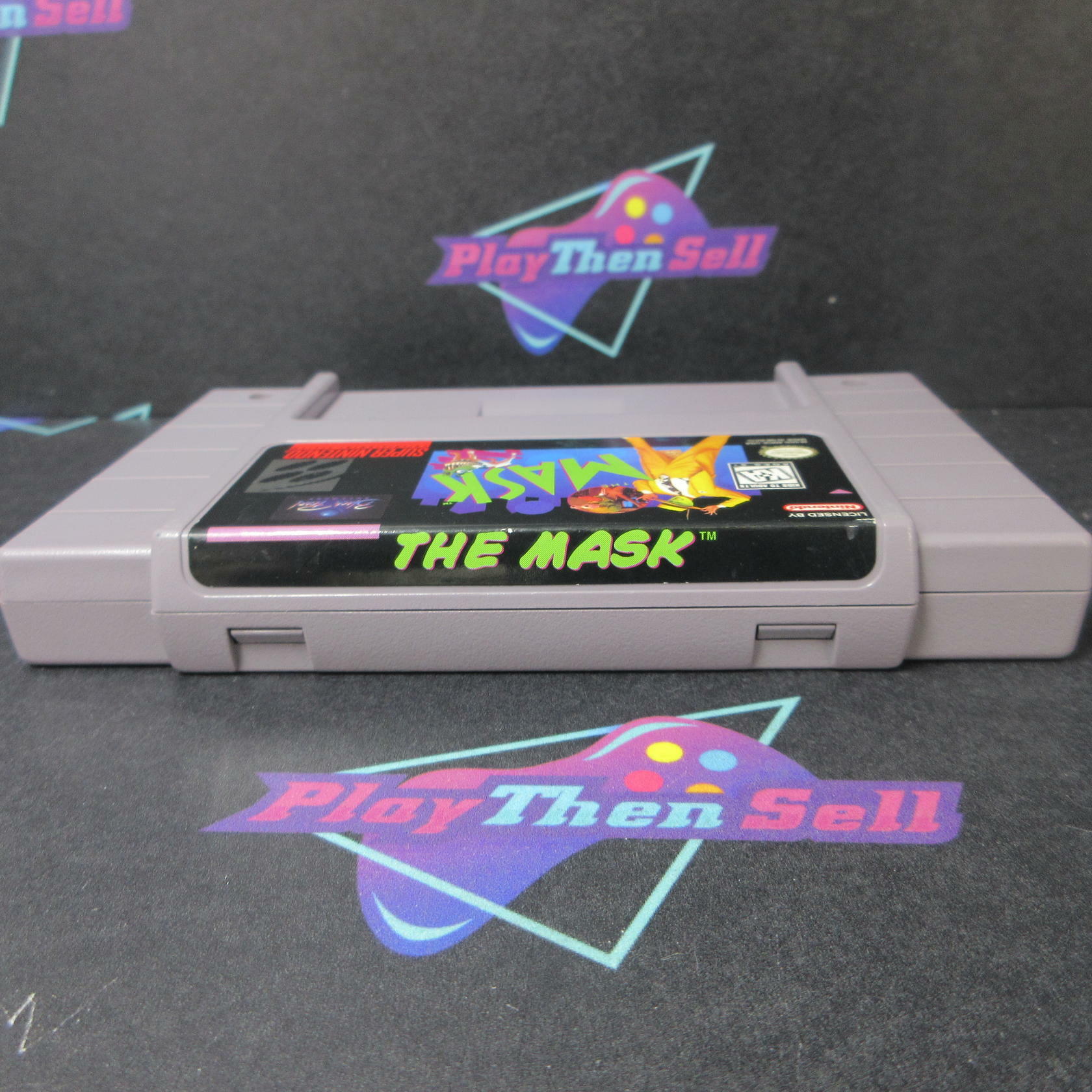 The Mask Nintendo SNES Cartridge Only Authentic / Tested - Very Good