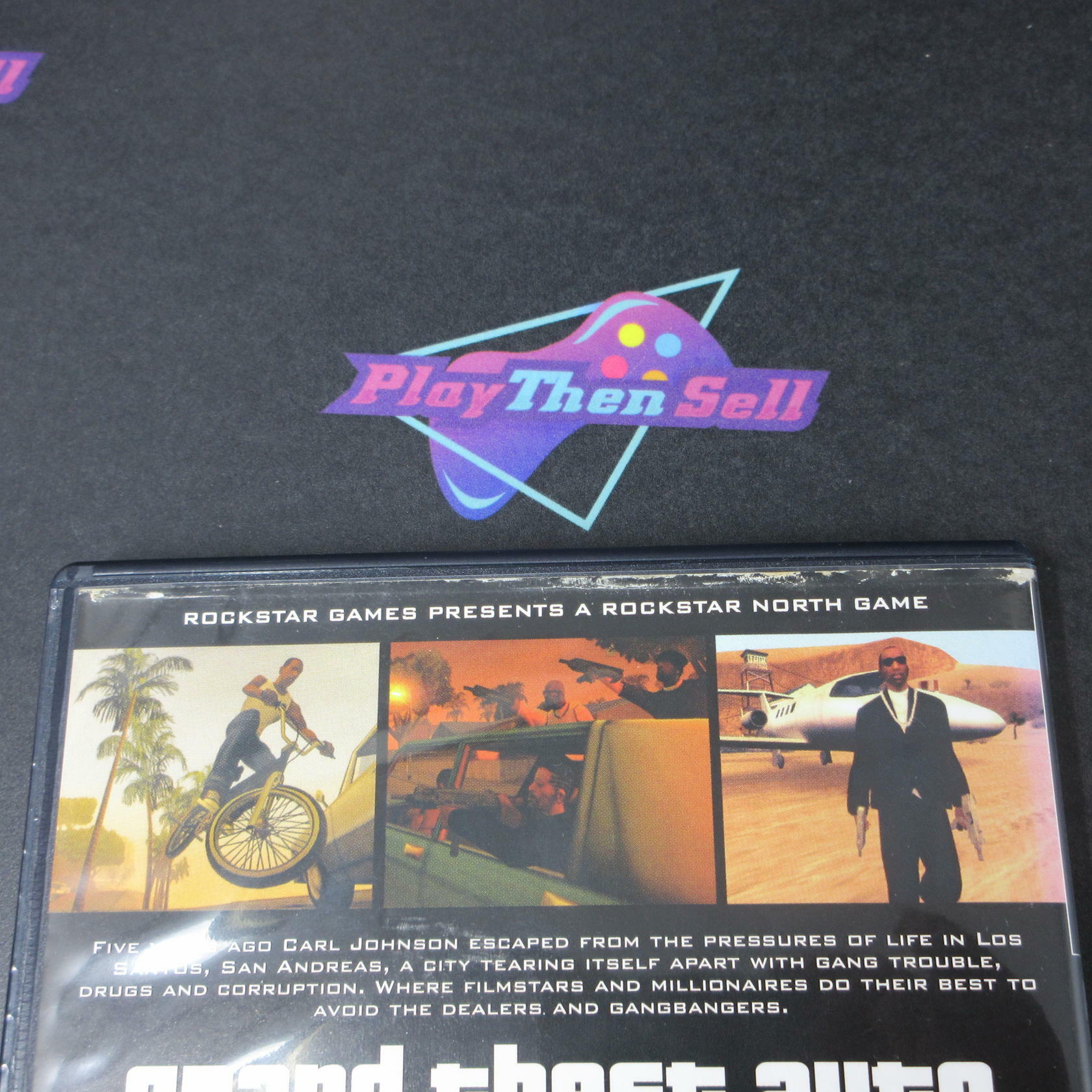 Grand Theft Auto San Andreas PS2 PlayStation 2 AD/NM - Very Good