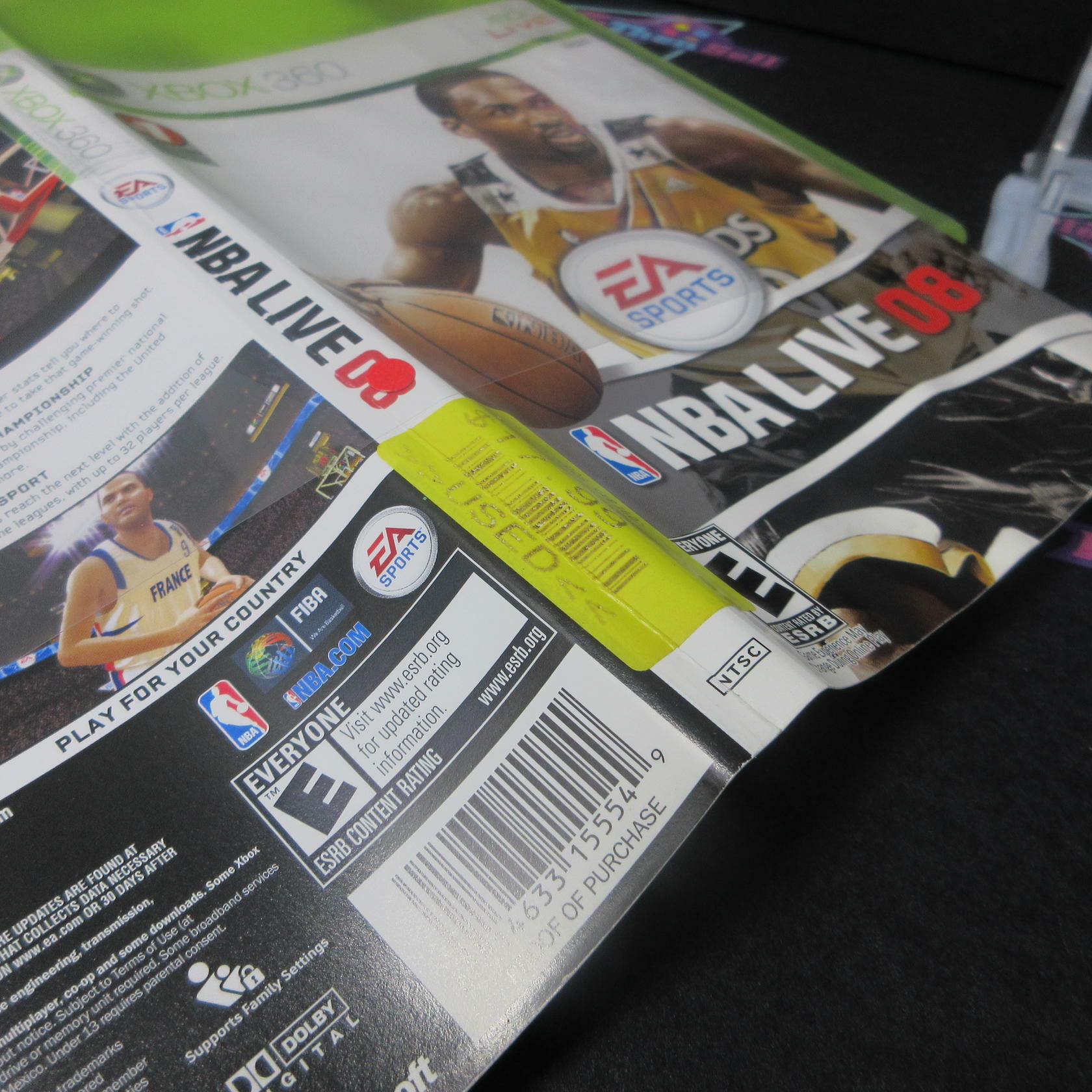NBA Live 08 - Xbox 360 AD Complete CIB - Very Good