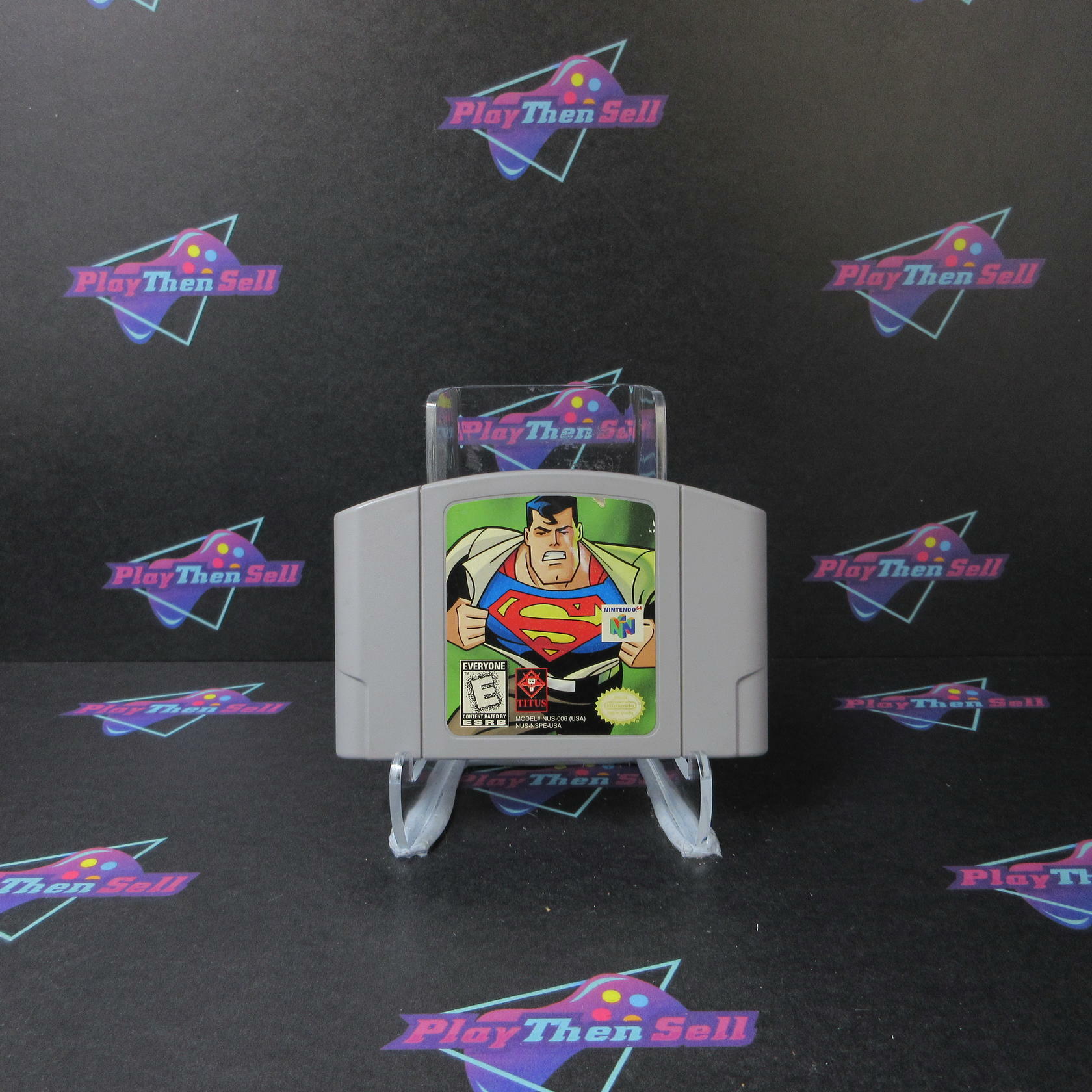 Superman Nintendo 64 N64 Cartridge Only Authentic / Tested - Very Good