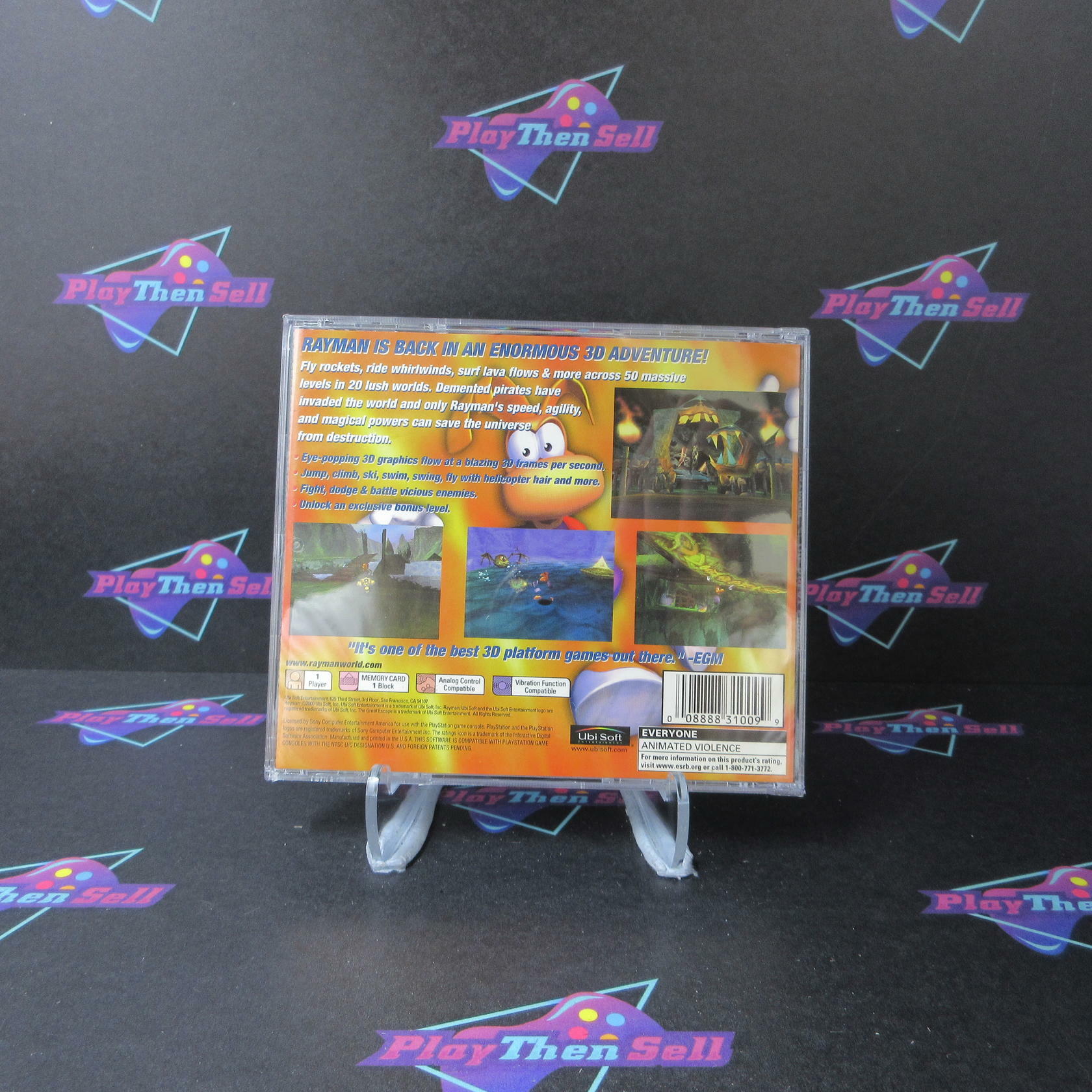Rayman 2 The Great Escape PS1 PlayStation 1 - Very Good