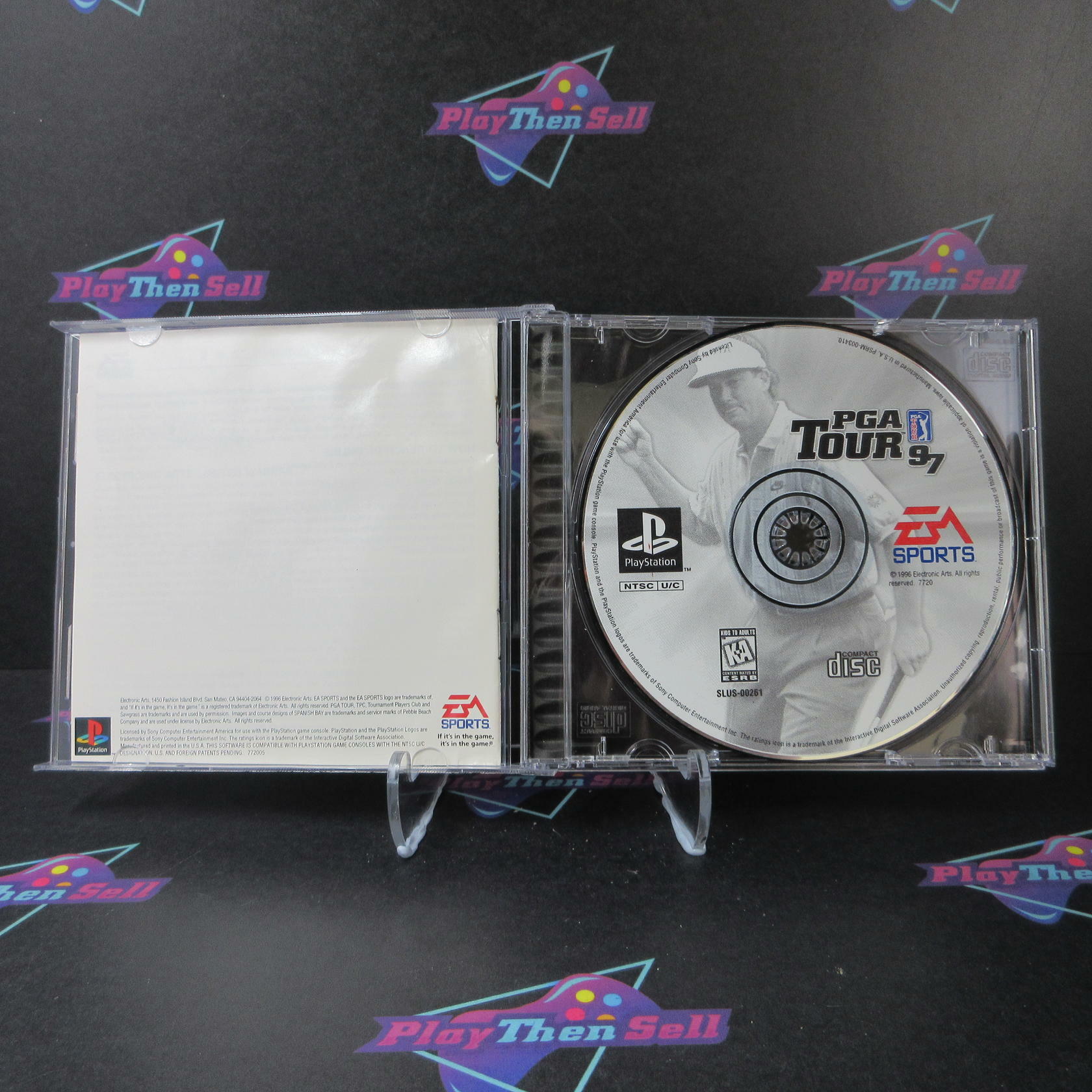 PGA Tour 97 PS1 PlayStation 1 AD Complete CIB - Very Good
