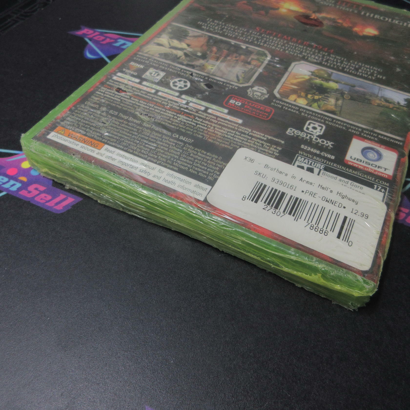 Brothers in Arms: Hell's Highway - Xbox 360 Pre-Owned Re-Seal - Like New