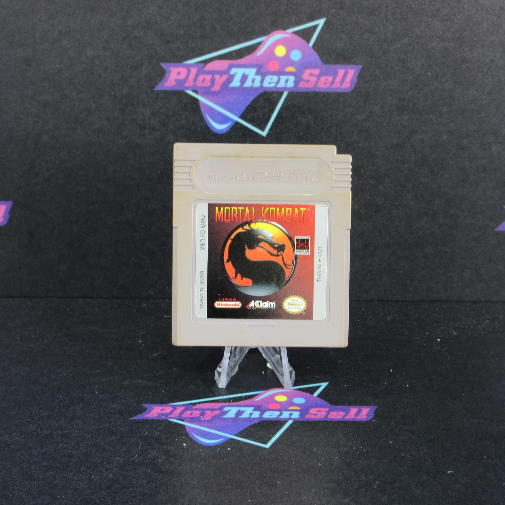 Mortal Kombat Nintendo Gameboy Cart Only Authentic / Tested - Very Good