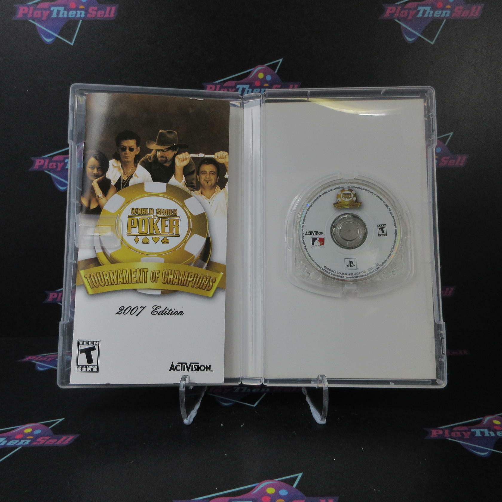World Series of Poker Tournament of Champions Sony PSP Clear UMD - Like New