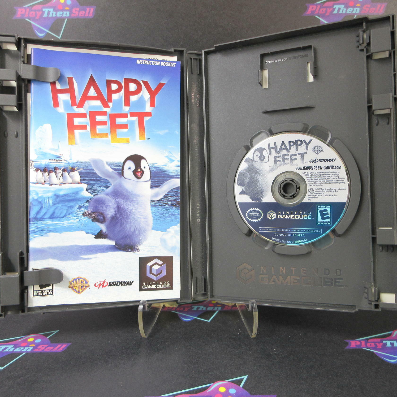 Happy Feet Nintendo Gamecube + Reg Card - Like New