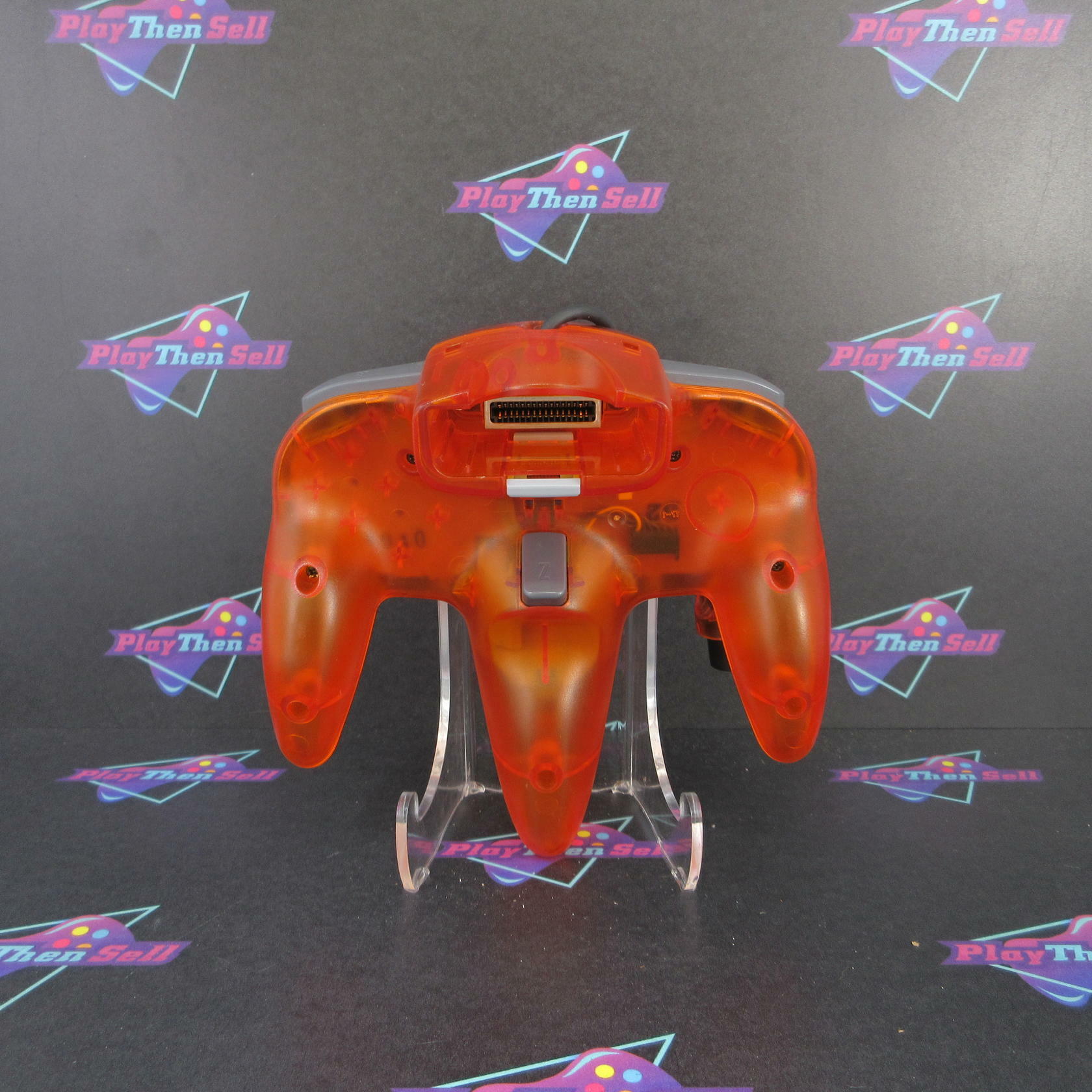Refurbished - Funtastic Fire Orange N64 Nintendo 64 Controller Excellent Cond. - Refurbished