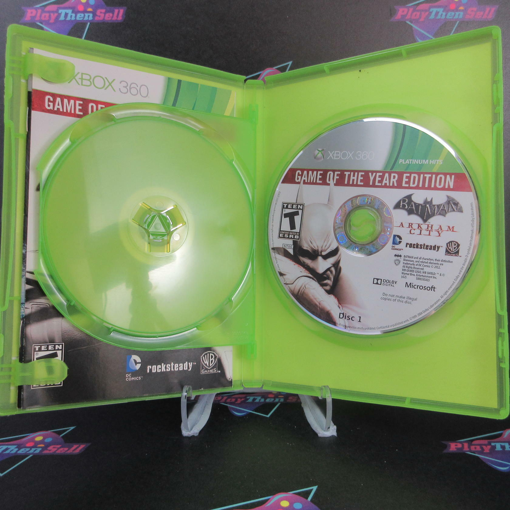 Batman Arkham Asylum + Batman Arkham City Dual Pack Platinum Hits Xbox 360 - Like New