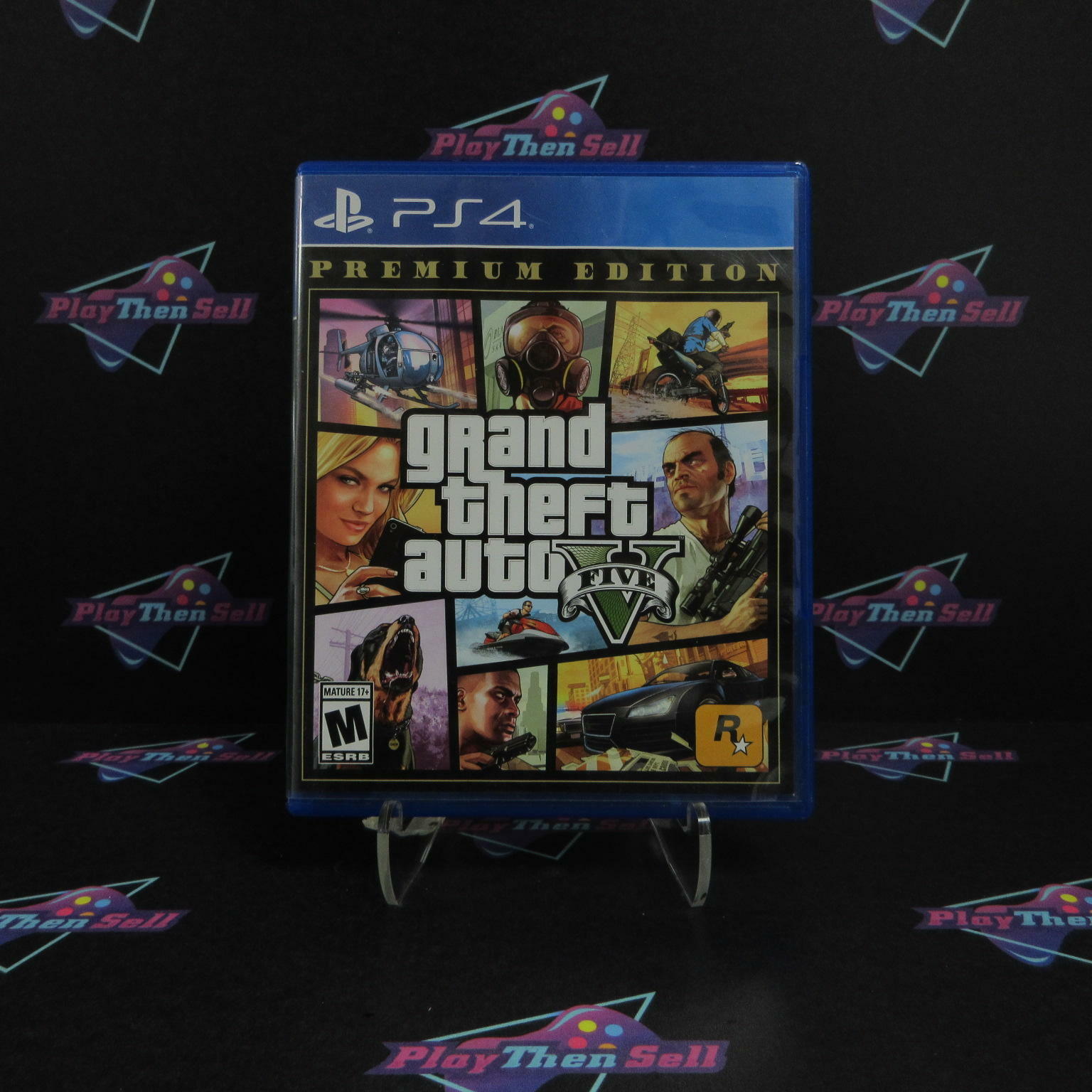 Grand Theft Auto V Premium Edition + Map Playstation 4 AD - Very Good