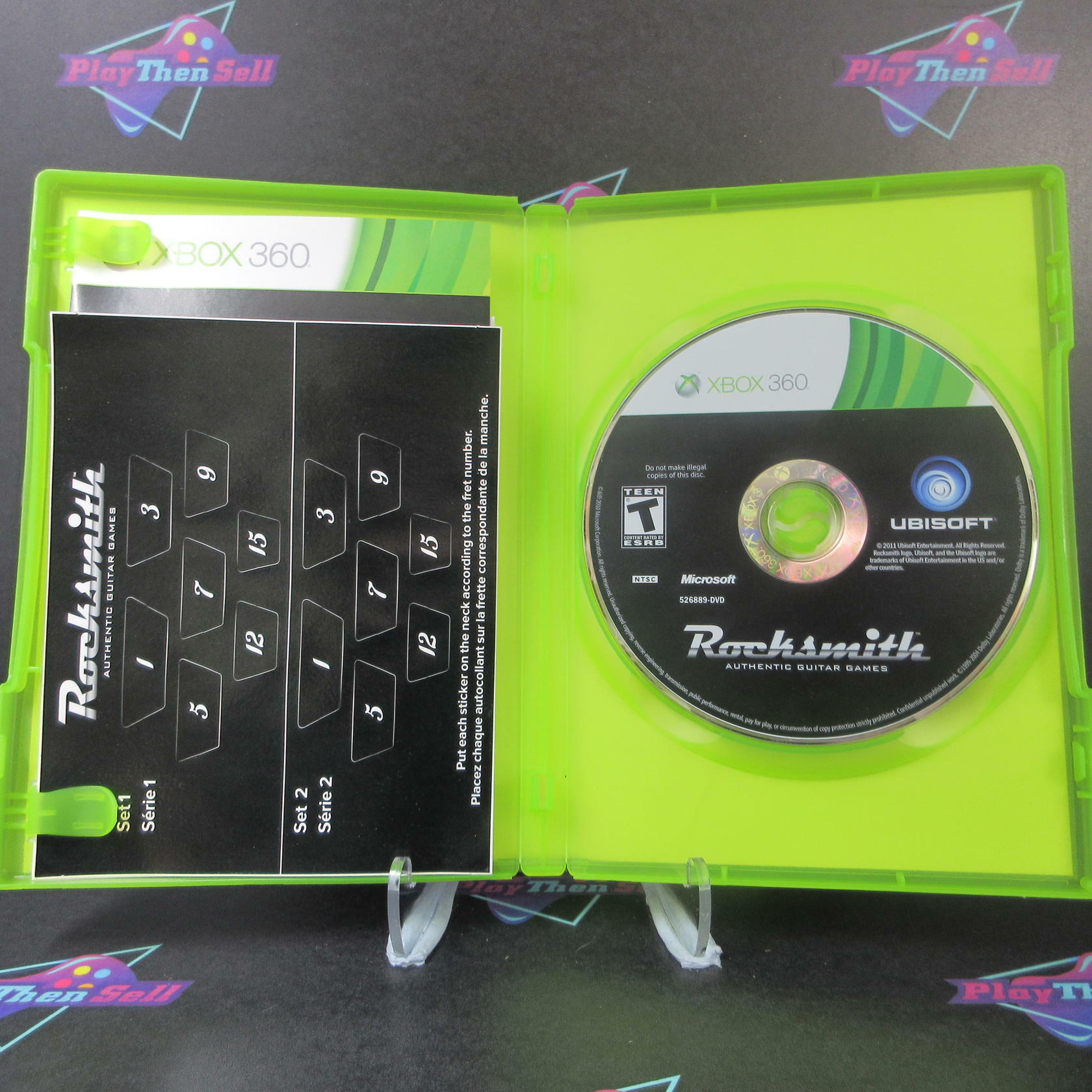 Rocksmith Xbox 360 + Stickers - Like New